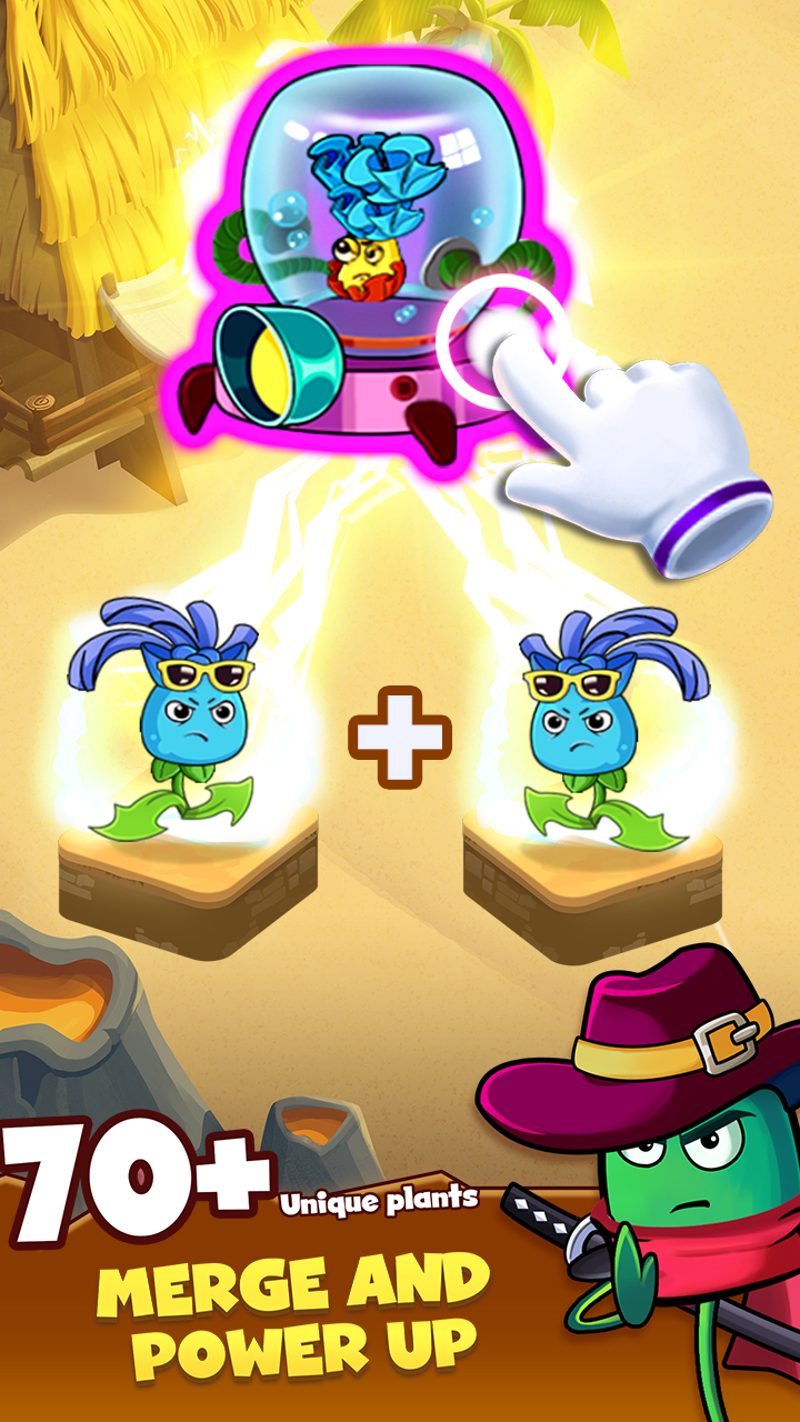 اسکرین شات 3 بازی Zombie Defense - Plants War