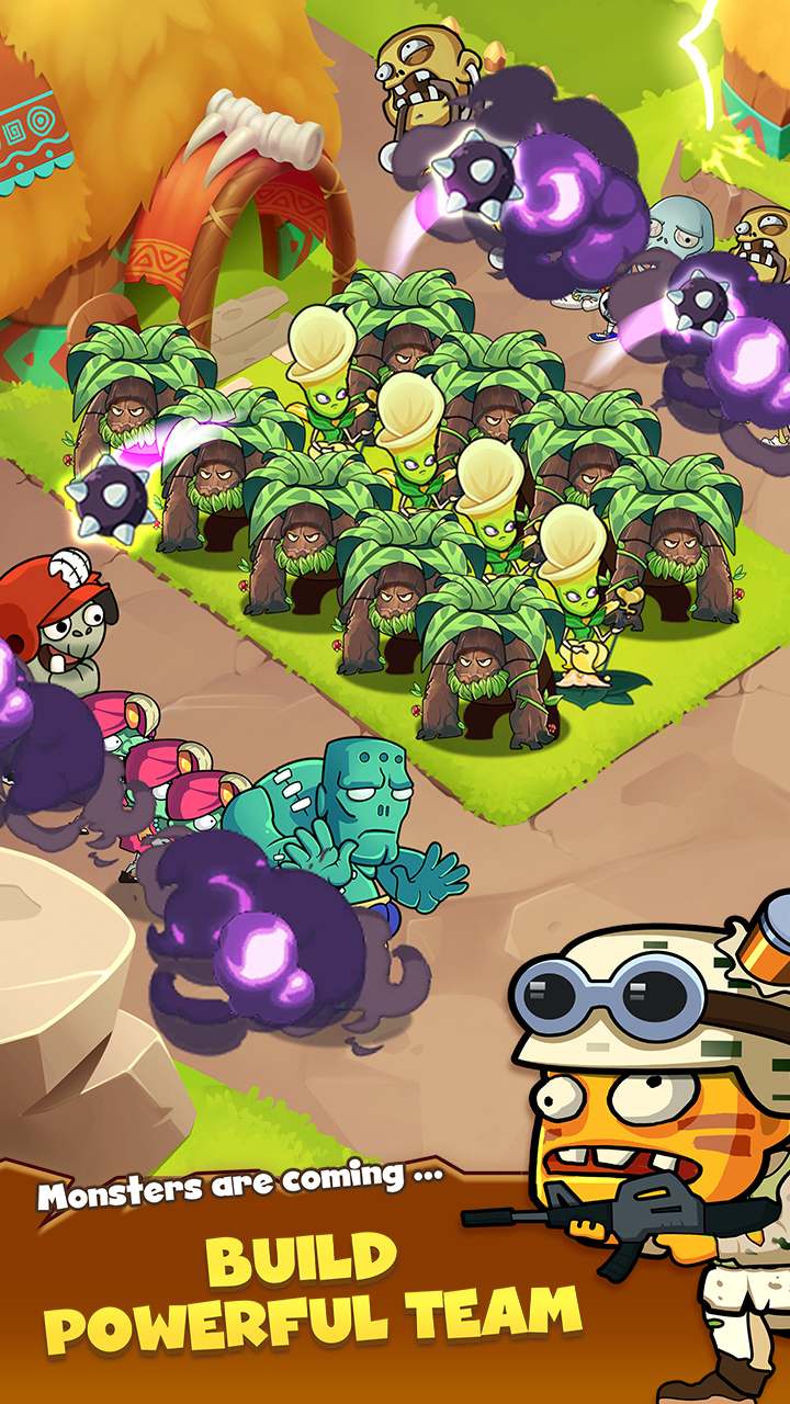 اسکرین شات 6 بازی Zombie Defense - Plants War