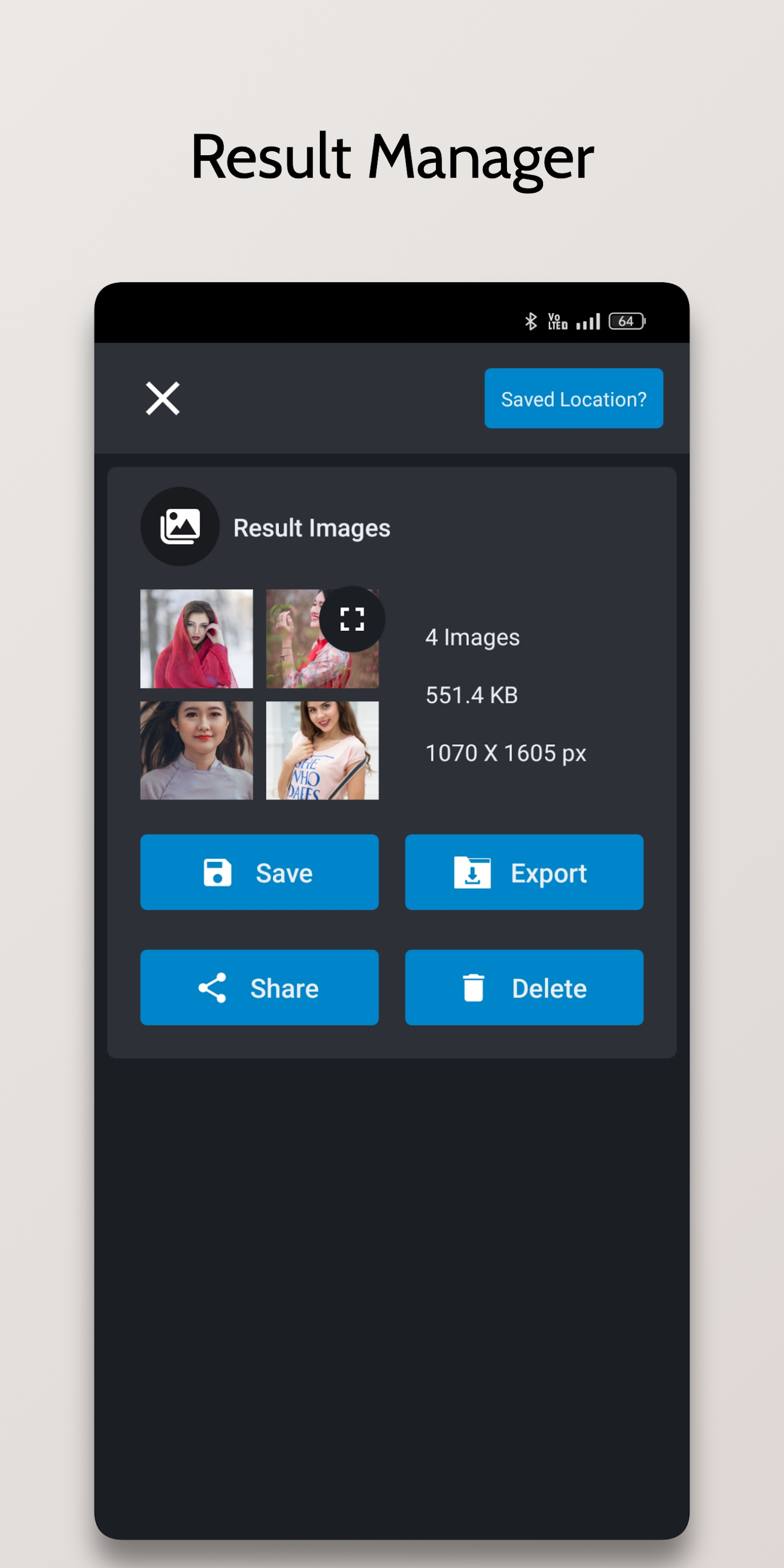 اسکرین شات 6 برنامه Image Resizer & Compressor