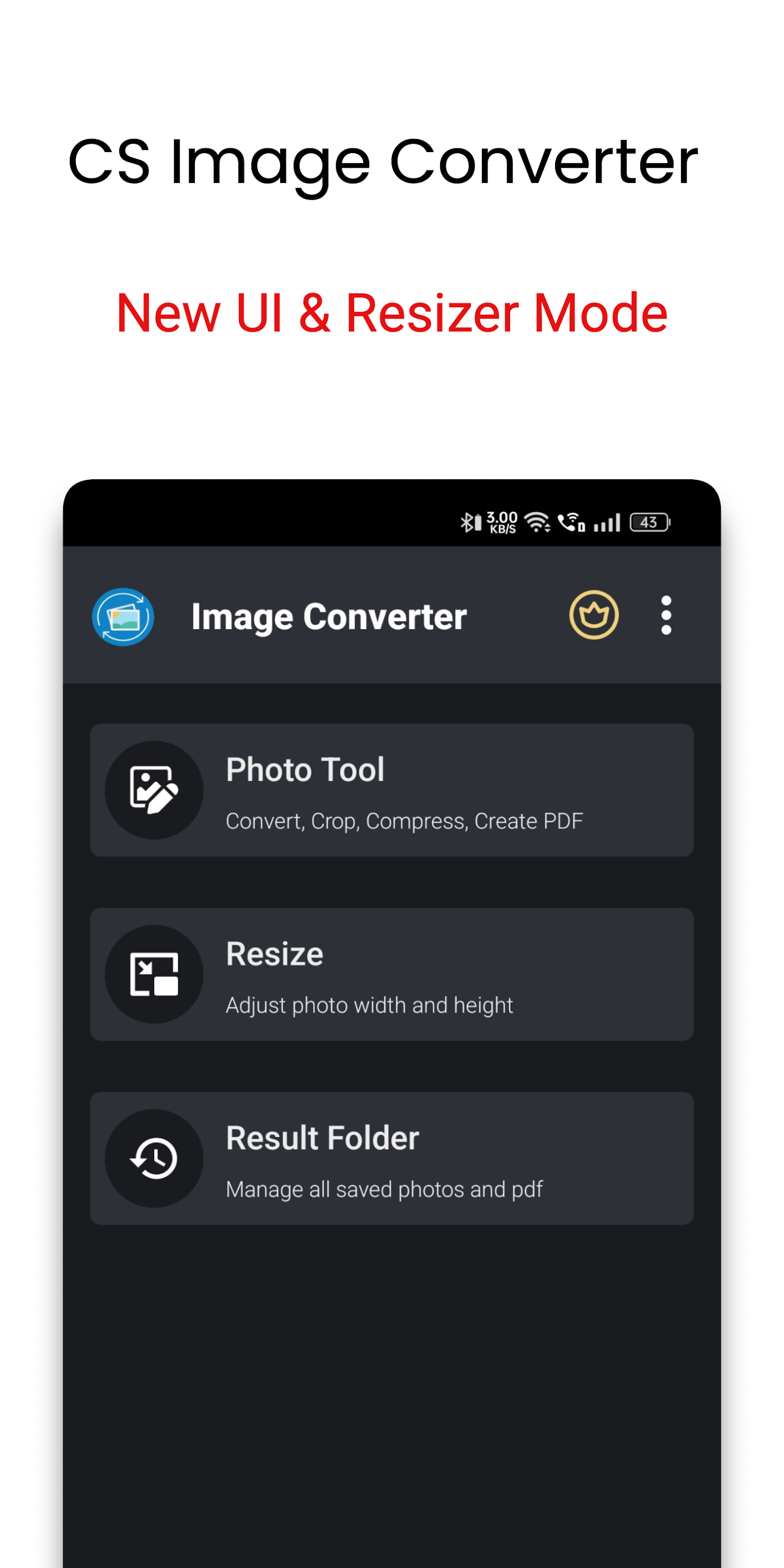 اسکرین شات 1 برنامه Image Converter - PNG/JPG/JPEG