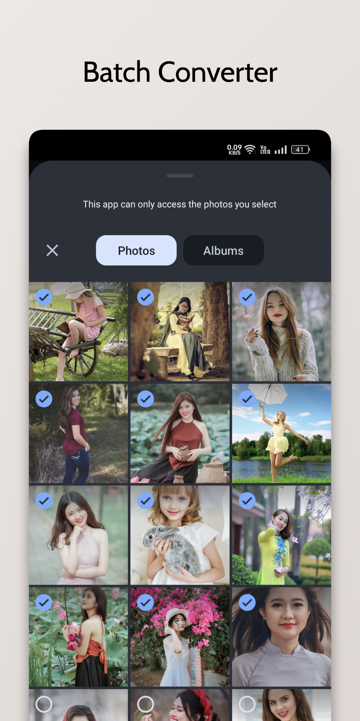 اسکرین شات 3 برنامه Image Converter - PNG/JPG/JPEG