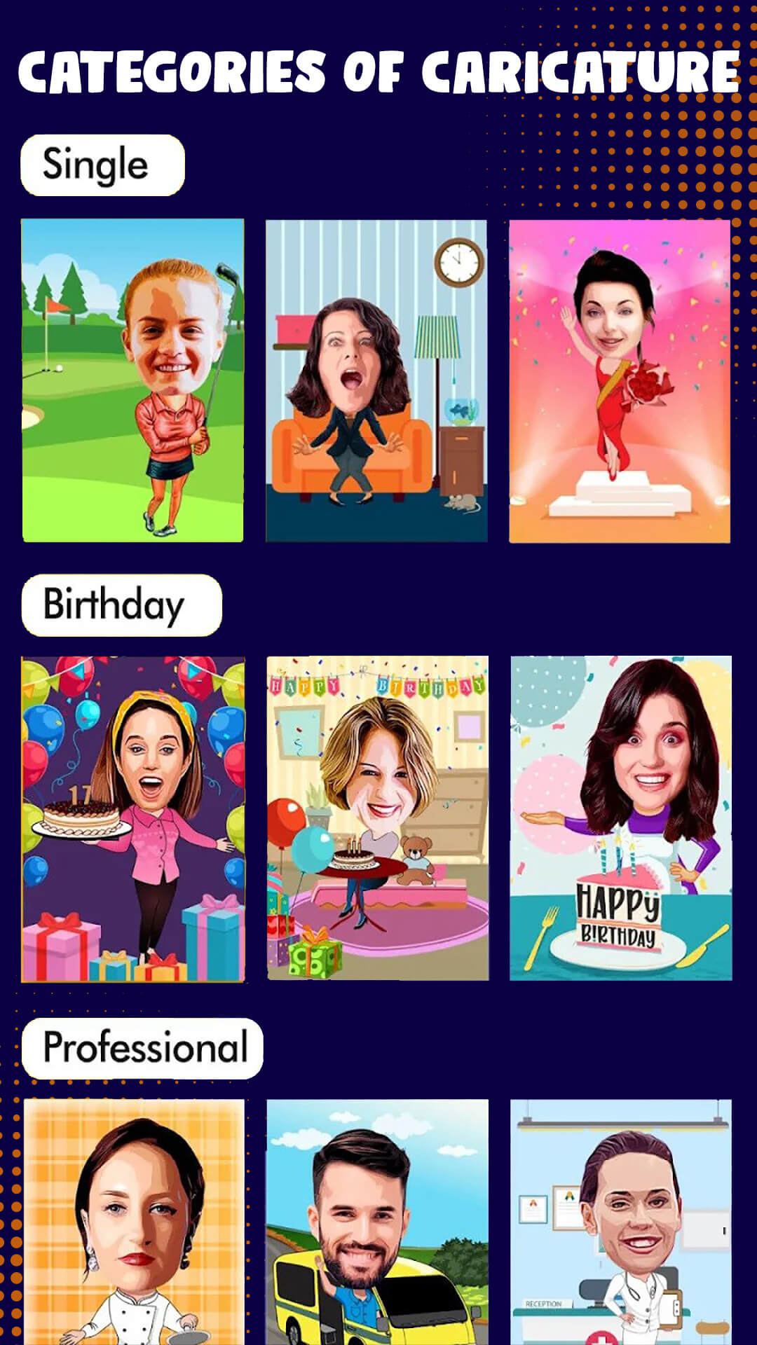 اسکرین شات 3 برنامه Cartoon Caricature Photo Maker