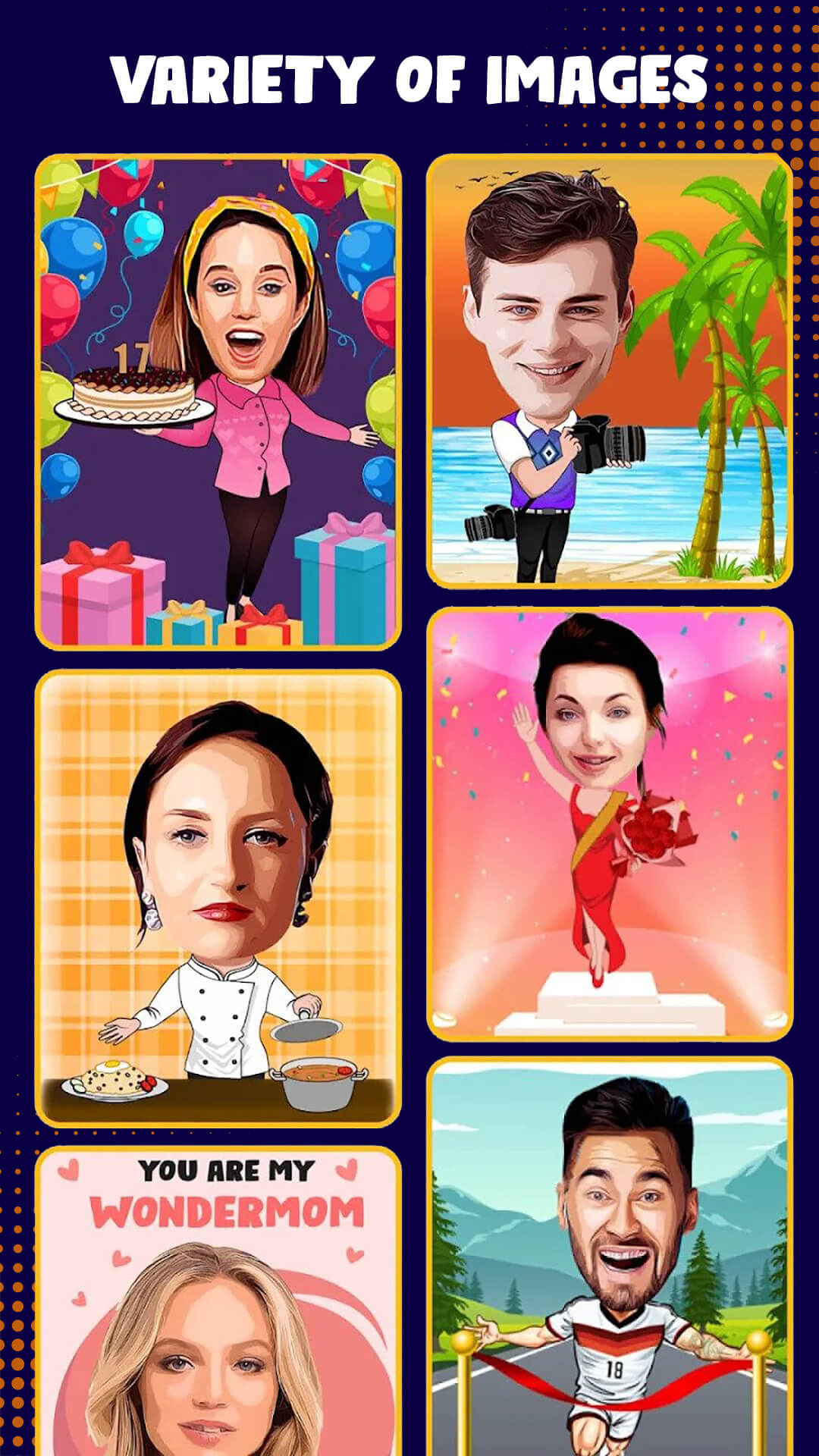 اسکرین شات 4 برنامه Cartoon Caricature Photo Maker