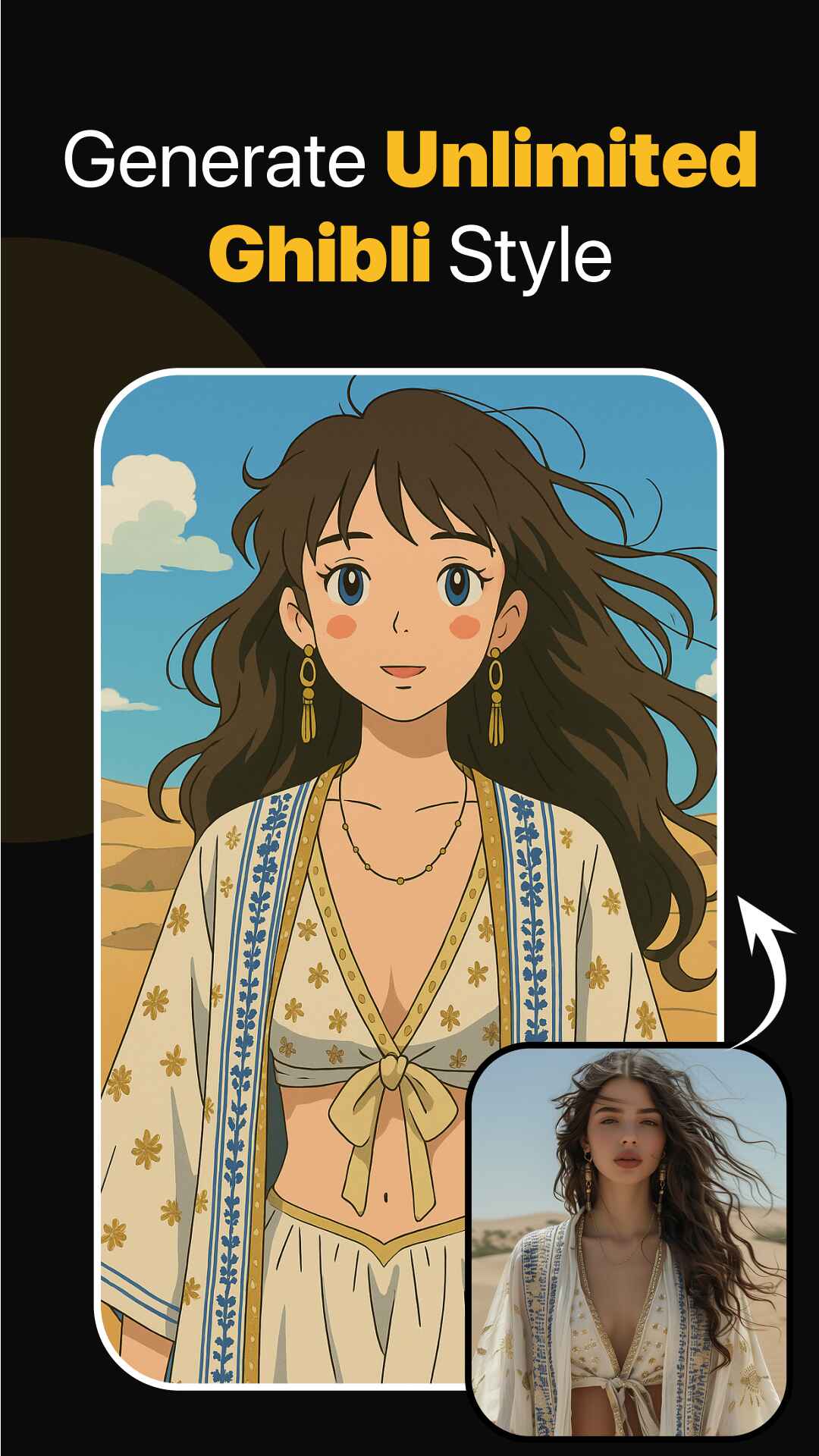 اسکرین شات 2 برنامه AI Anime Photo Editor