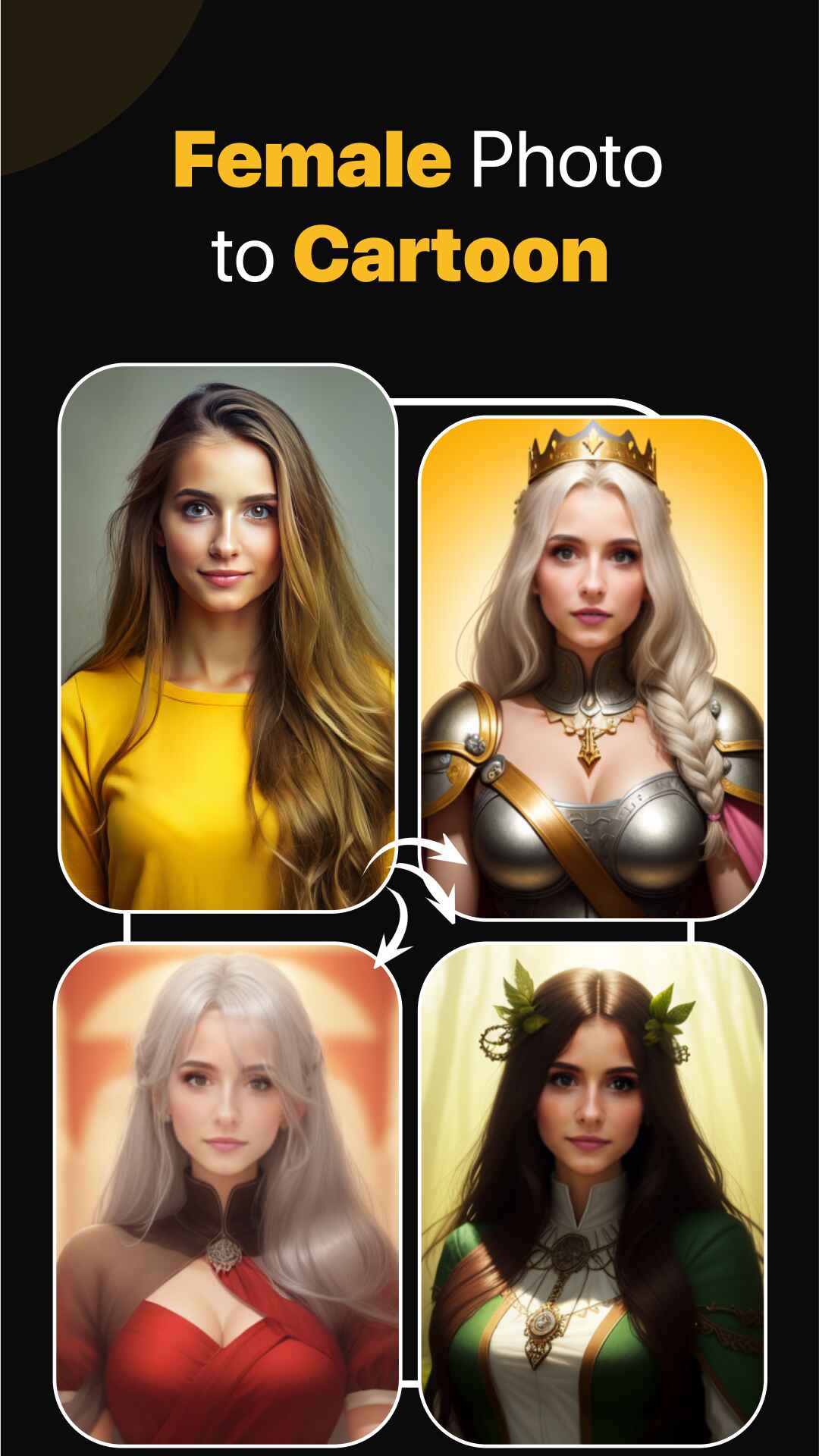 اسکرین شات 4 برنامه AI Anime Photo Editor