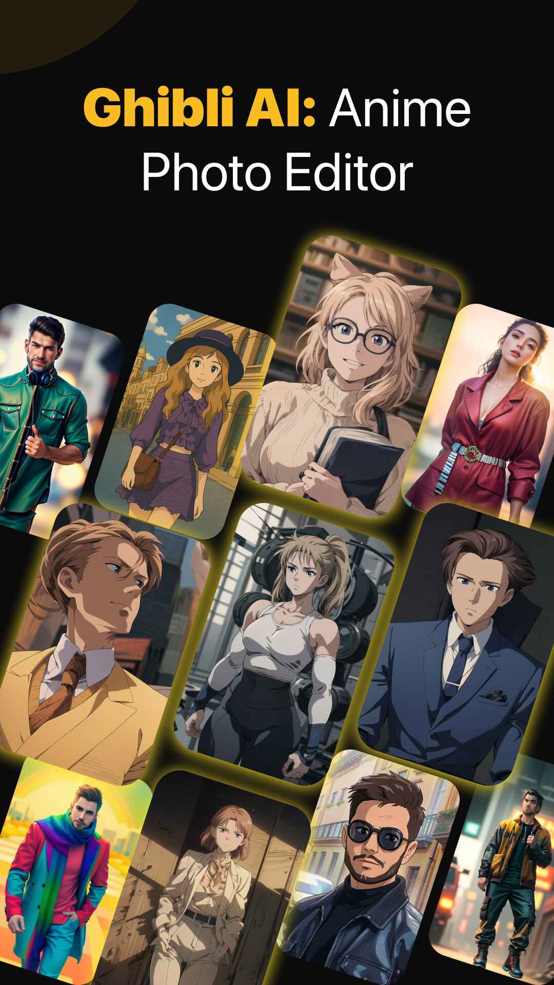 اسکرین شات 1 برنامه AI Anime Photo Editor