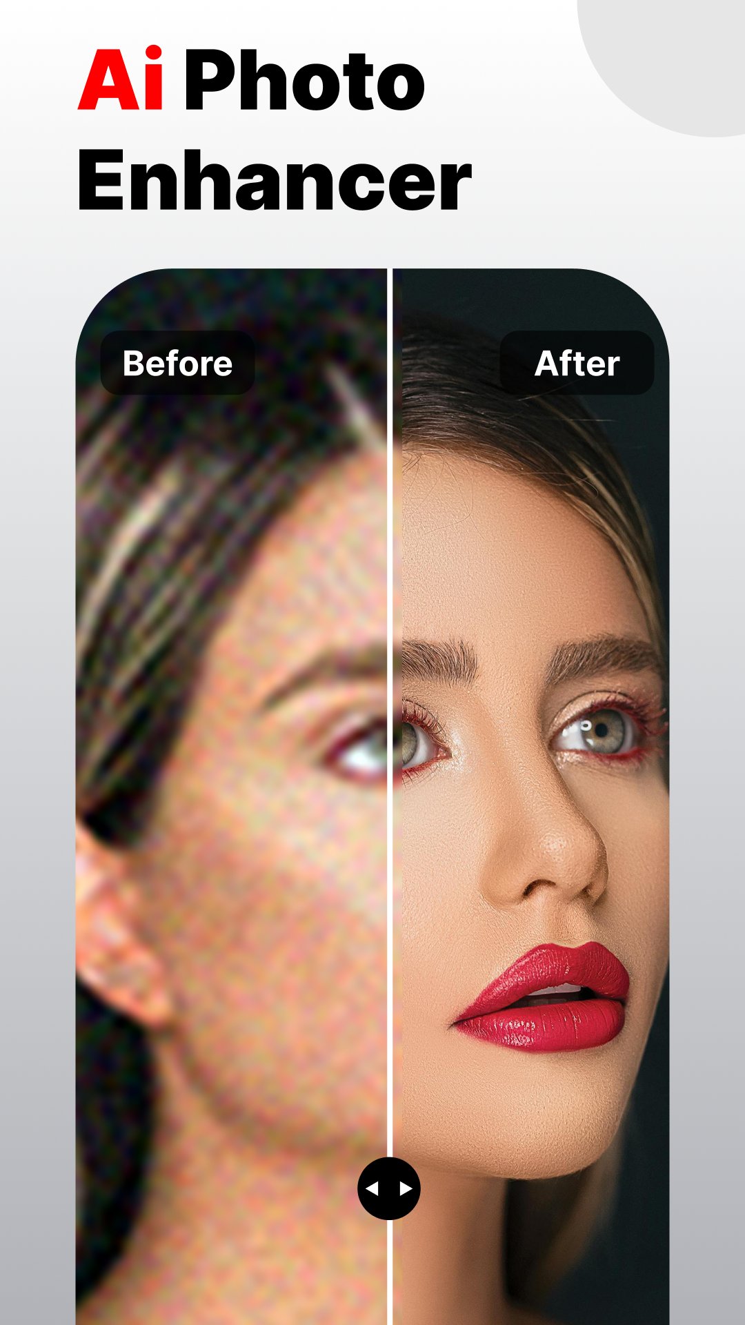 اسکرین شات 1 برنامه AI Photo Enhancer