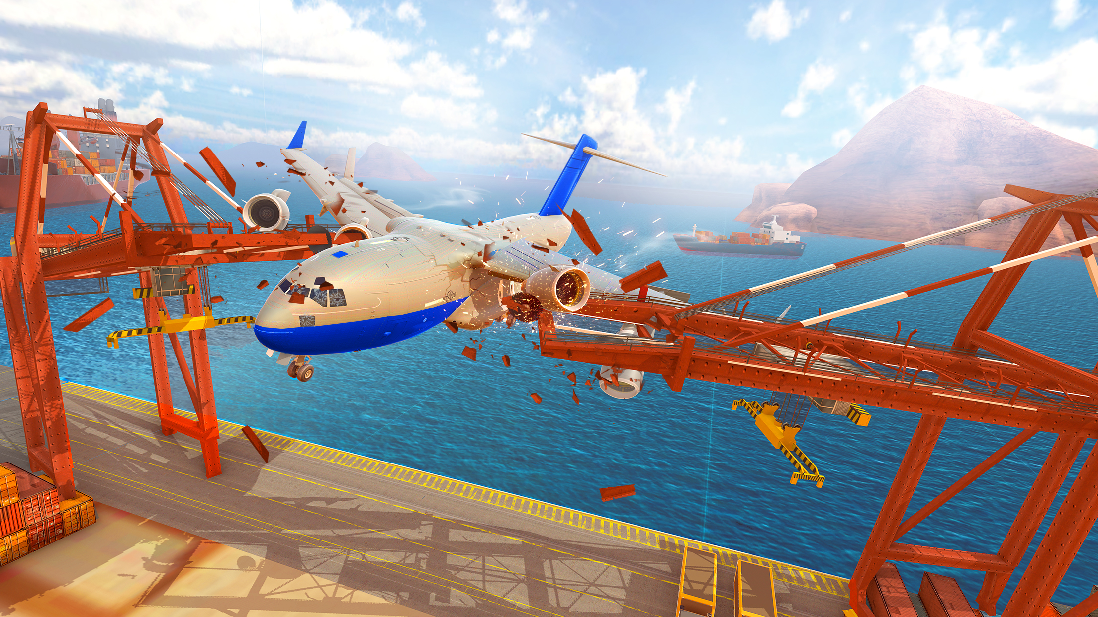 اسکرین شات 4 بازی Plane Crash Landing Simulator