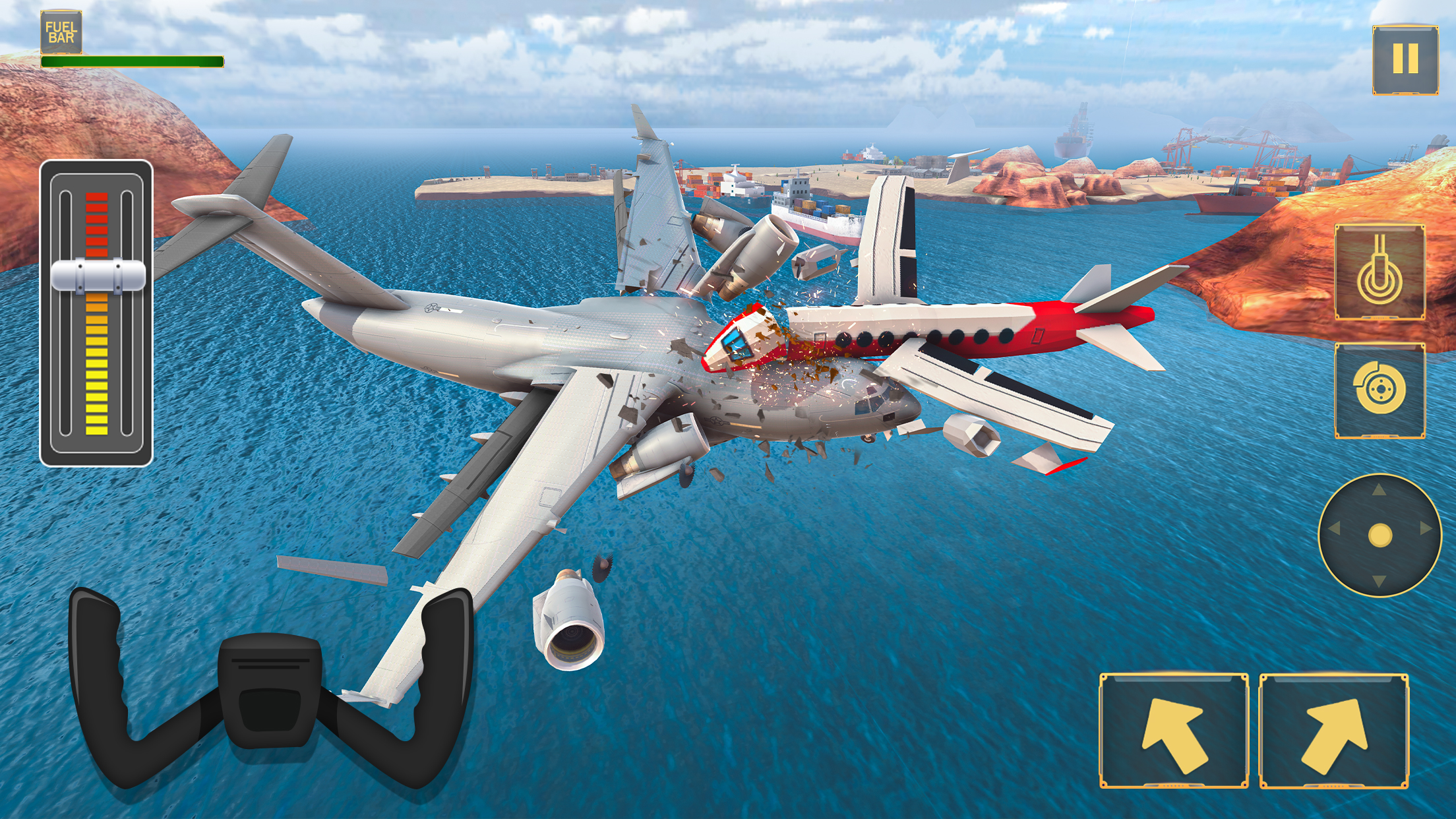 اسکرین شات 2 بازی Plane Crash Landing Simulator