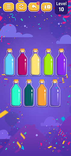 اسکرین شات 2 بازی Perfect Pouring - Color Sorting Puzzle Game