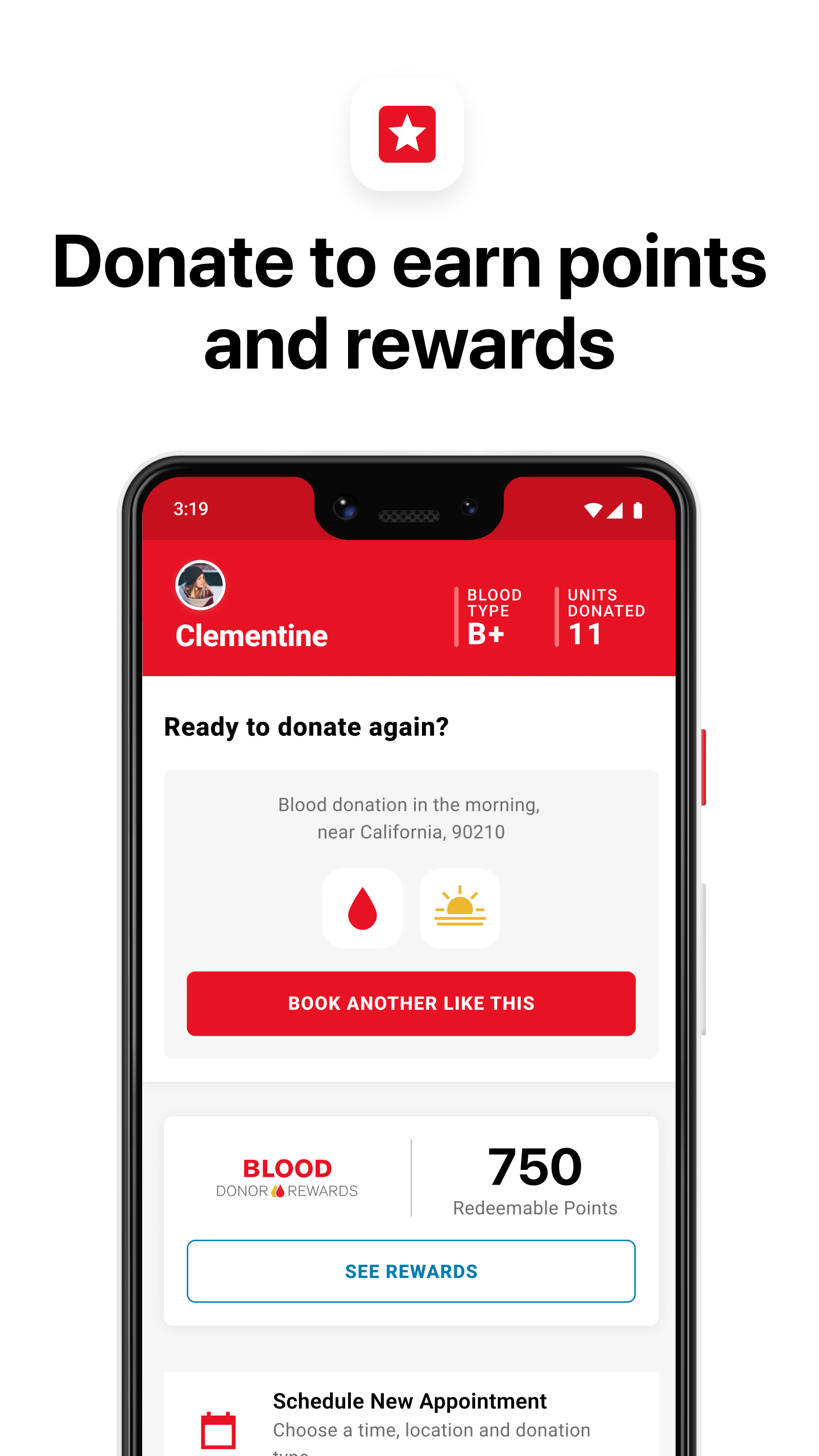 اسکرین شات 4 برنامه Blood Donor