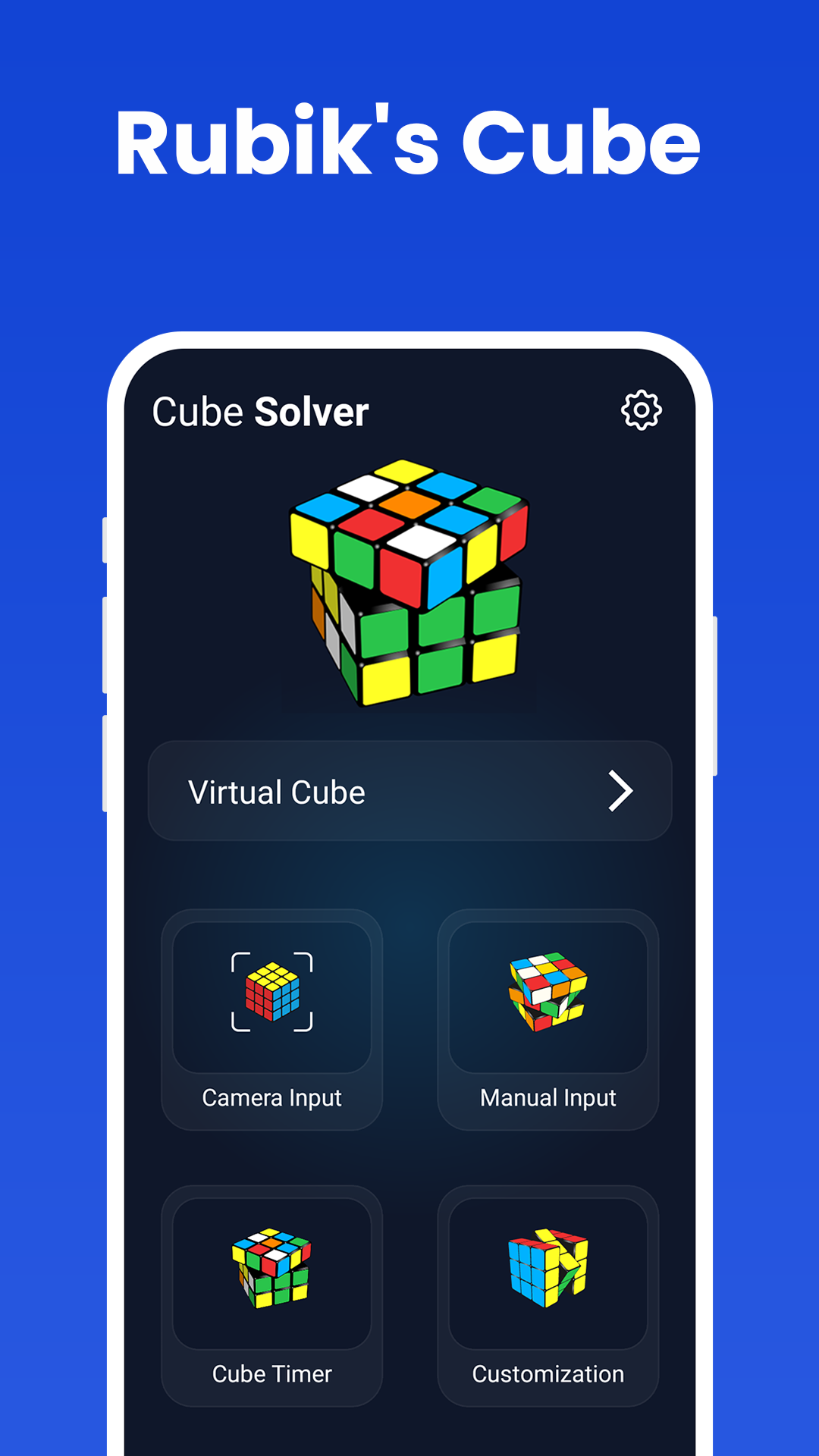 اسکرین شات 1 برنامه Cube Solver