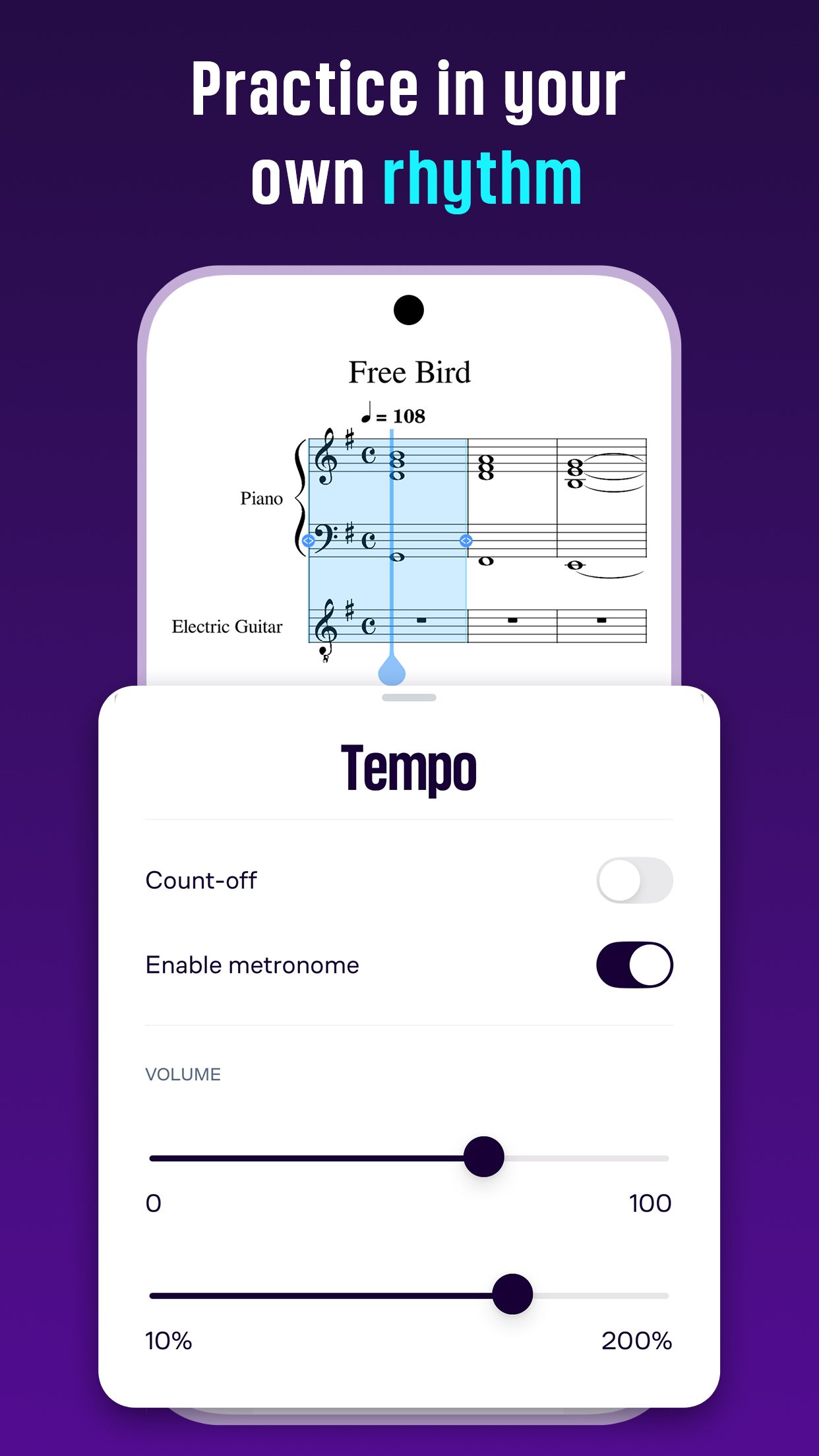 اسکرین شات 2 برنامه Split Music Player: Dual Audio