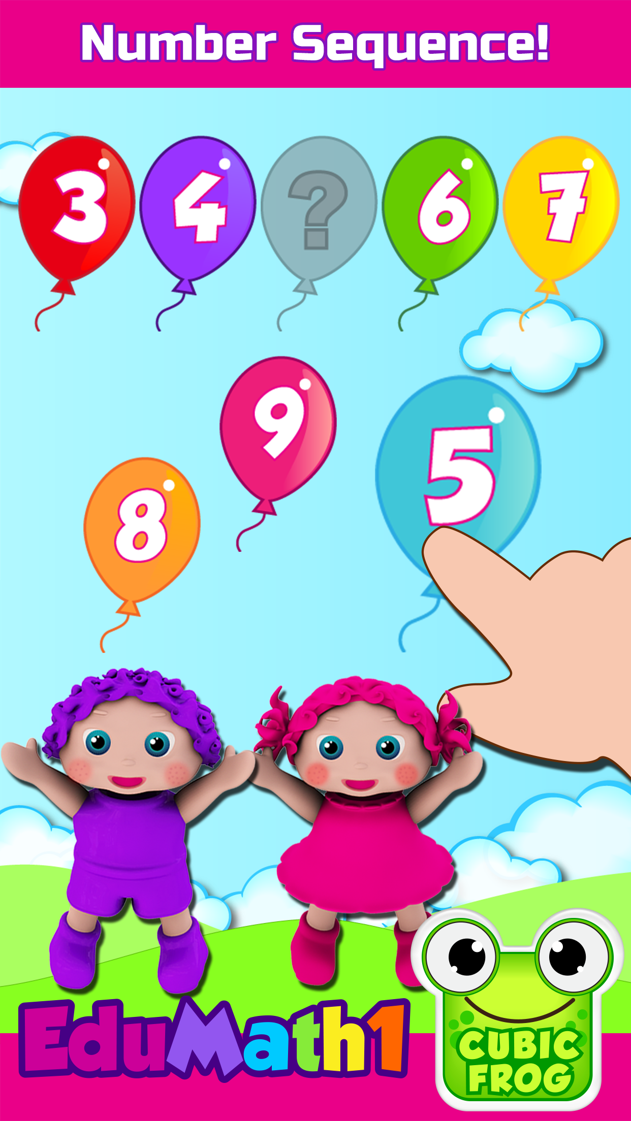 اسکرین شات 1 بازی Kids Math Games - EduMath1