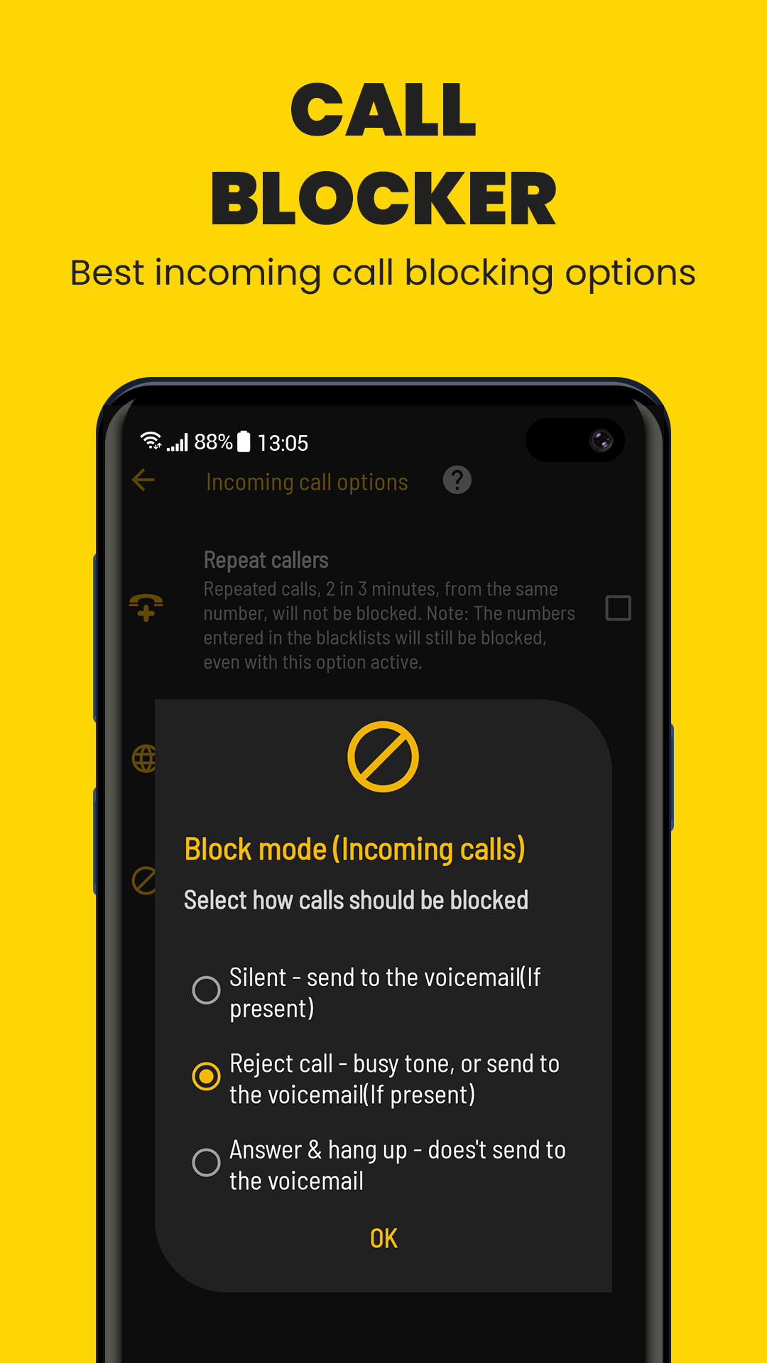 اسکرین شات 6 برنامه Call Blocker - Phone - ID