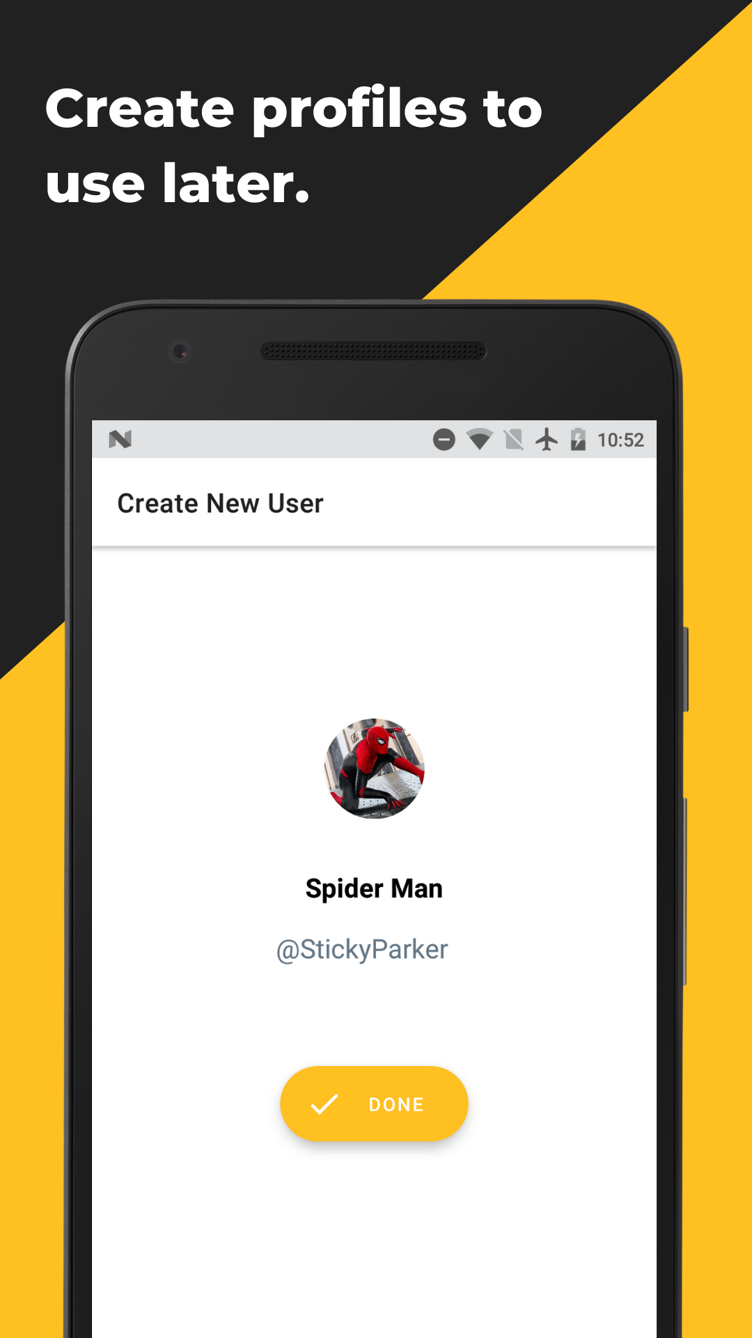اسکرین شات 5 برنامه White Bird: Tweet Generator