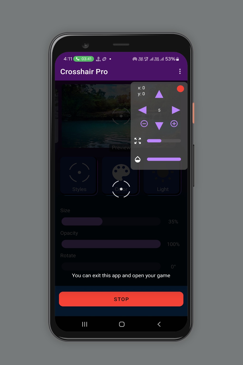 اسکرین شات 5 برنامه Crosshair Pro: Custom Scope
