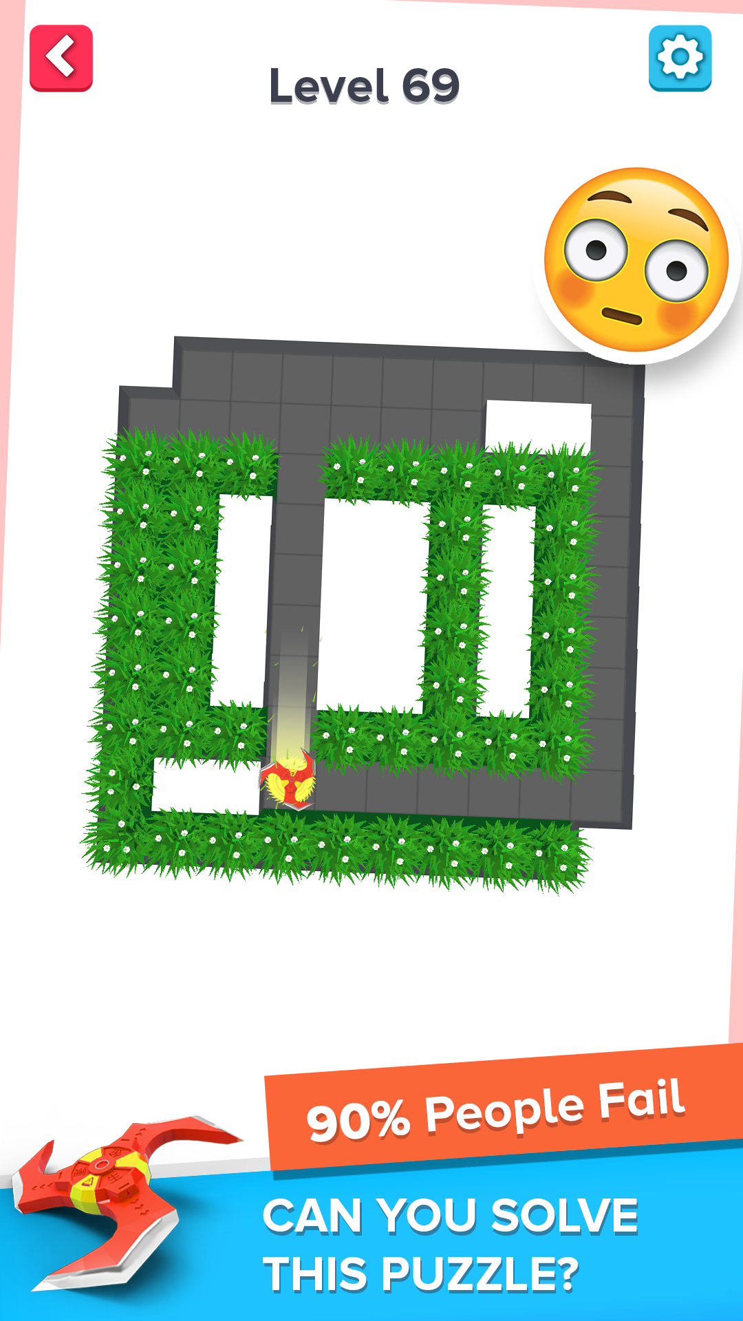 اسکرین شات 1 بازی Grass Cut Master Relaxing Game