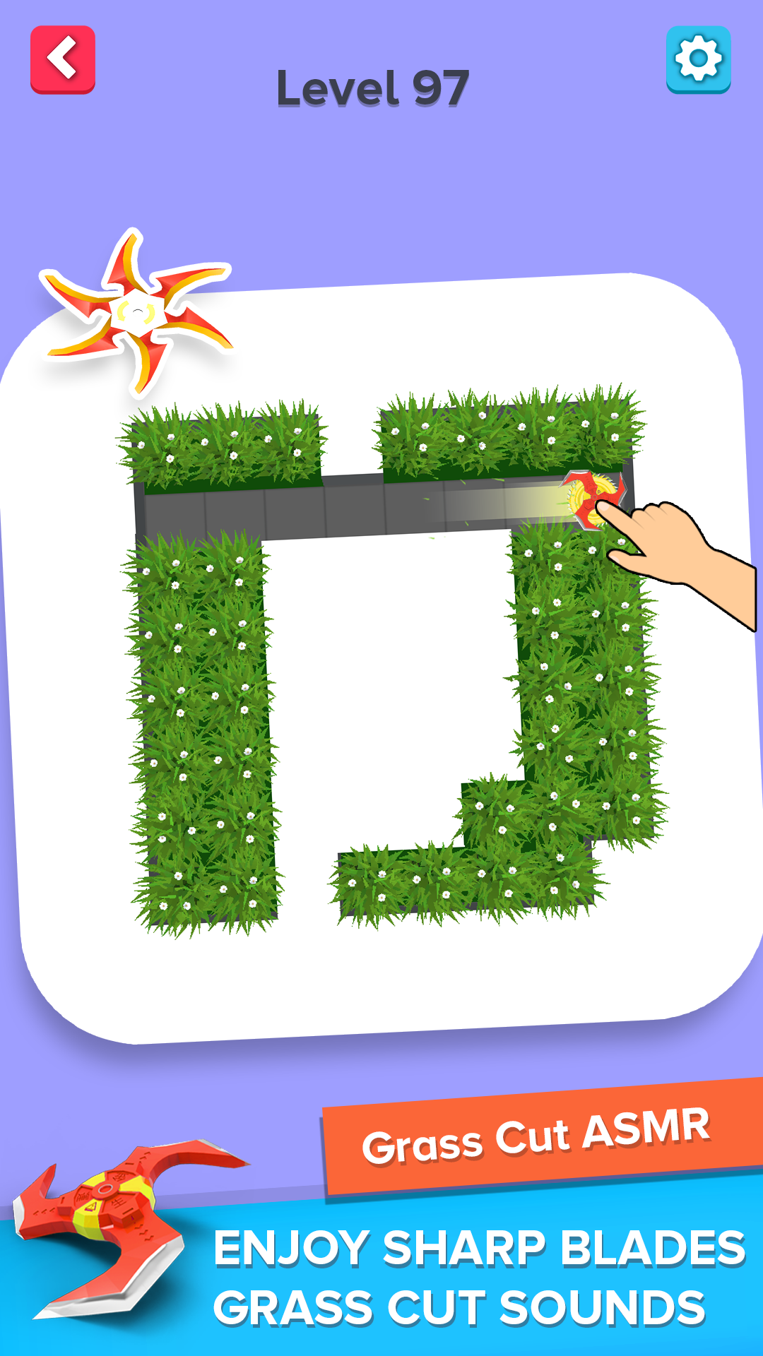 اسکرین شات 3 بازی Grass Cut Master Relaxing Game