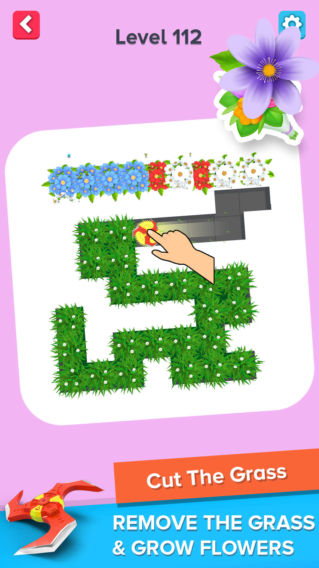 اسکرین شات 5 بازی Grass Cut Master Relaxing Game