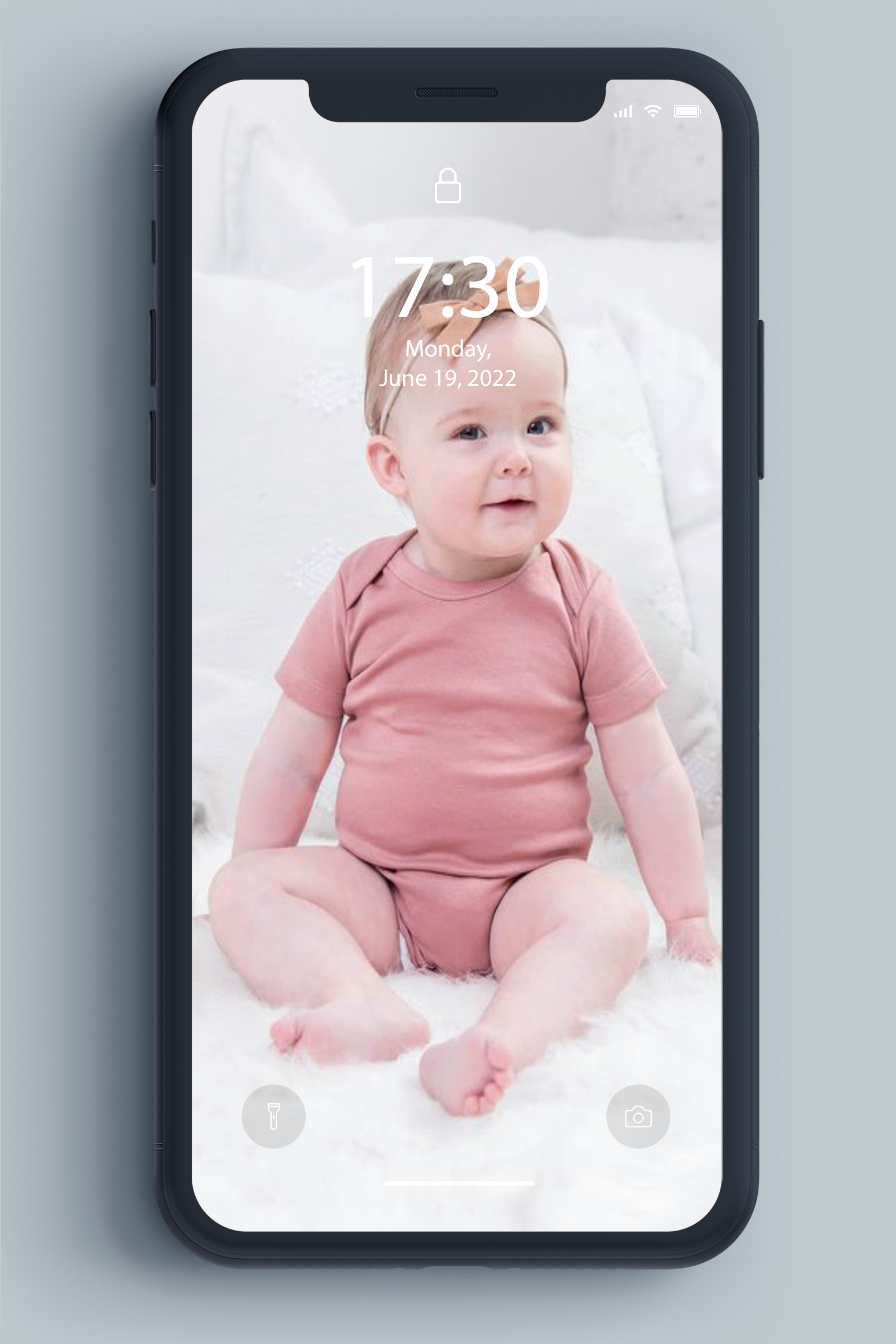 اسکرین شات 5 برنامه Cute Baby Wallpaper