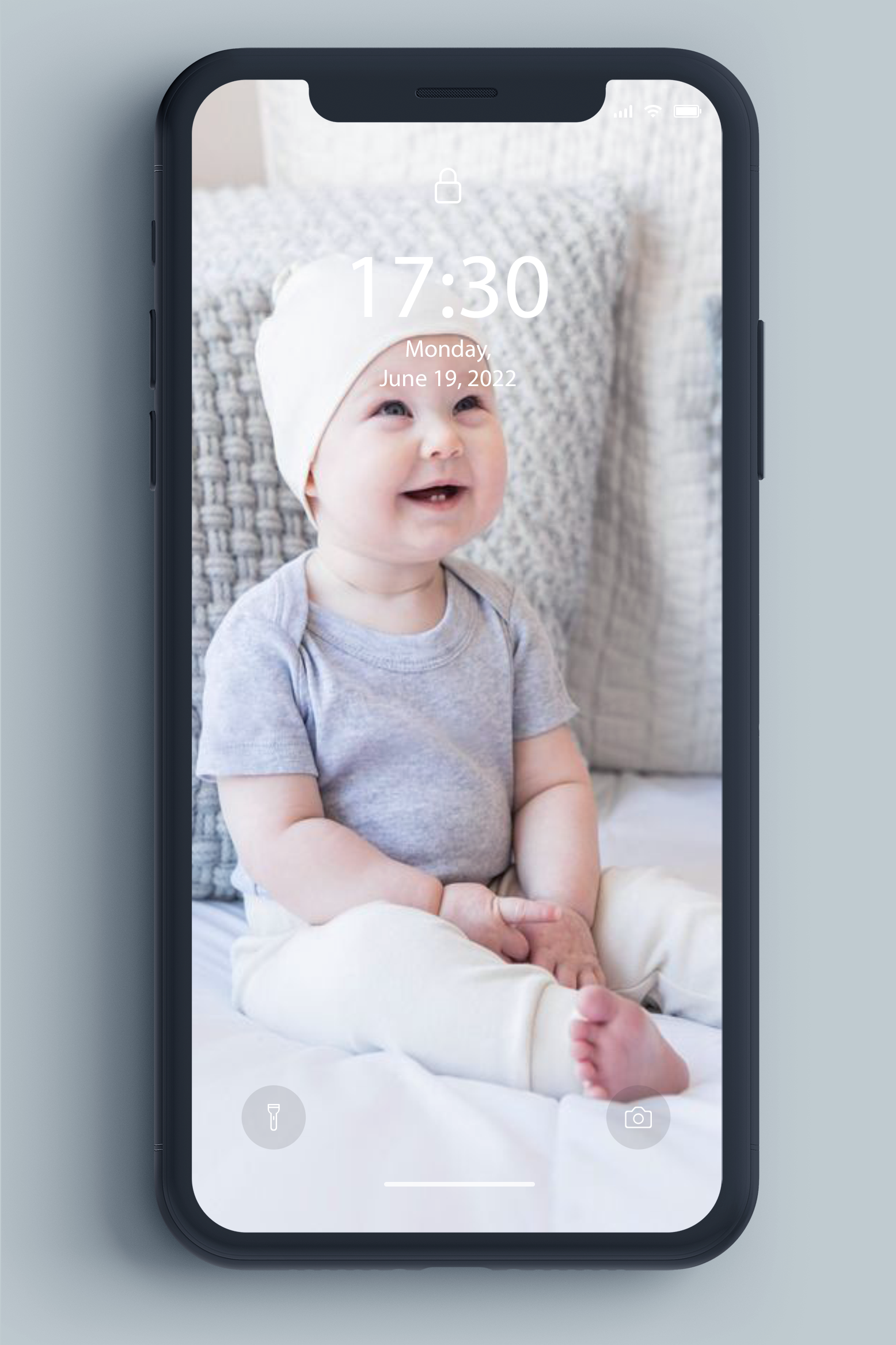اسکرین شات 6 برنامه Cute Baby Wallpaper