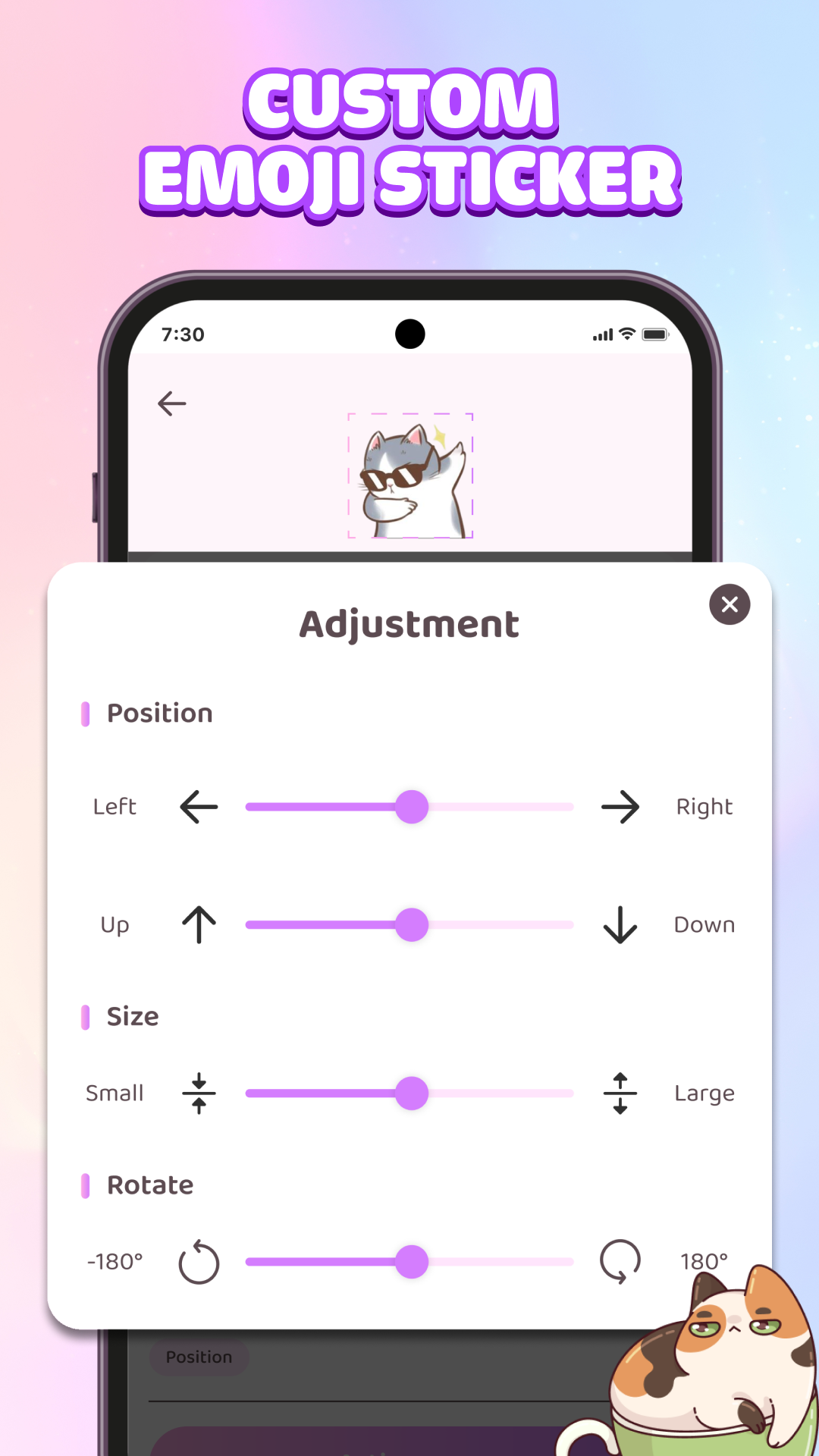 اسکرین شات 4 برنامه Emoji Battery Icon Customize