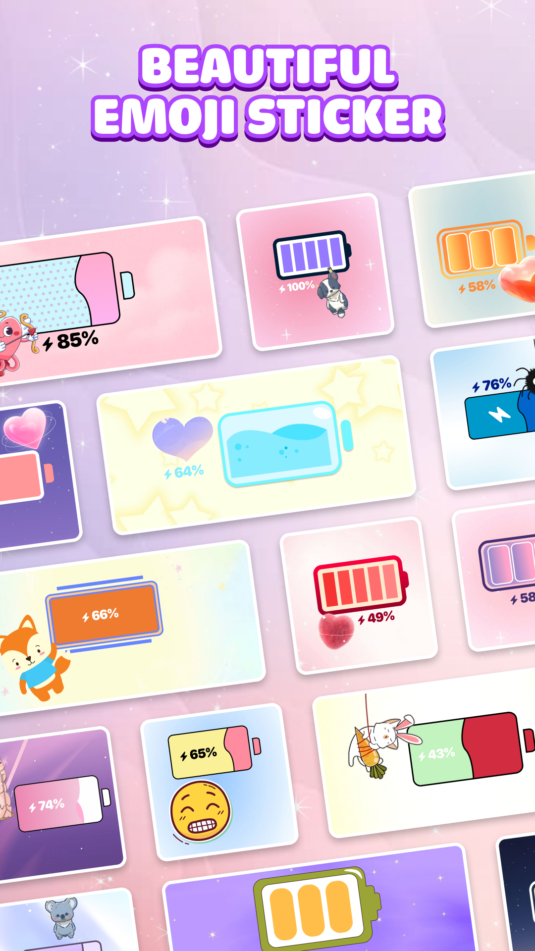 اسکرین شات 2 برنامه Emoji Battery Icon Customize