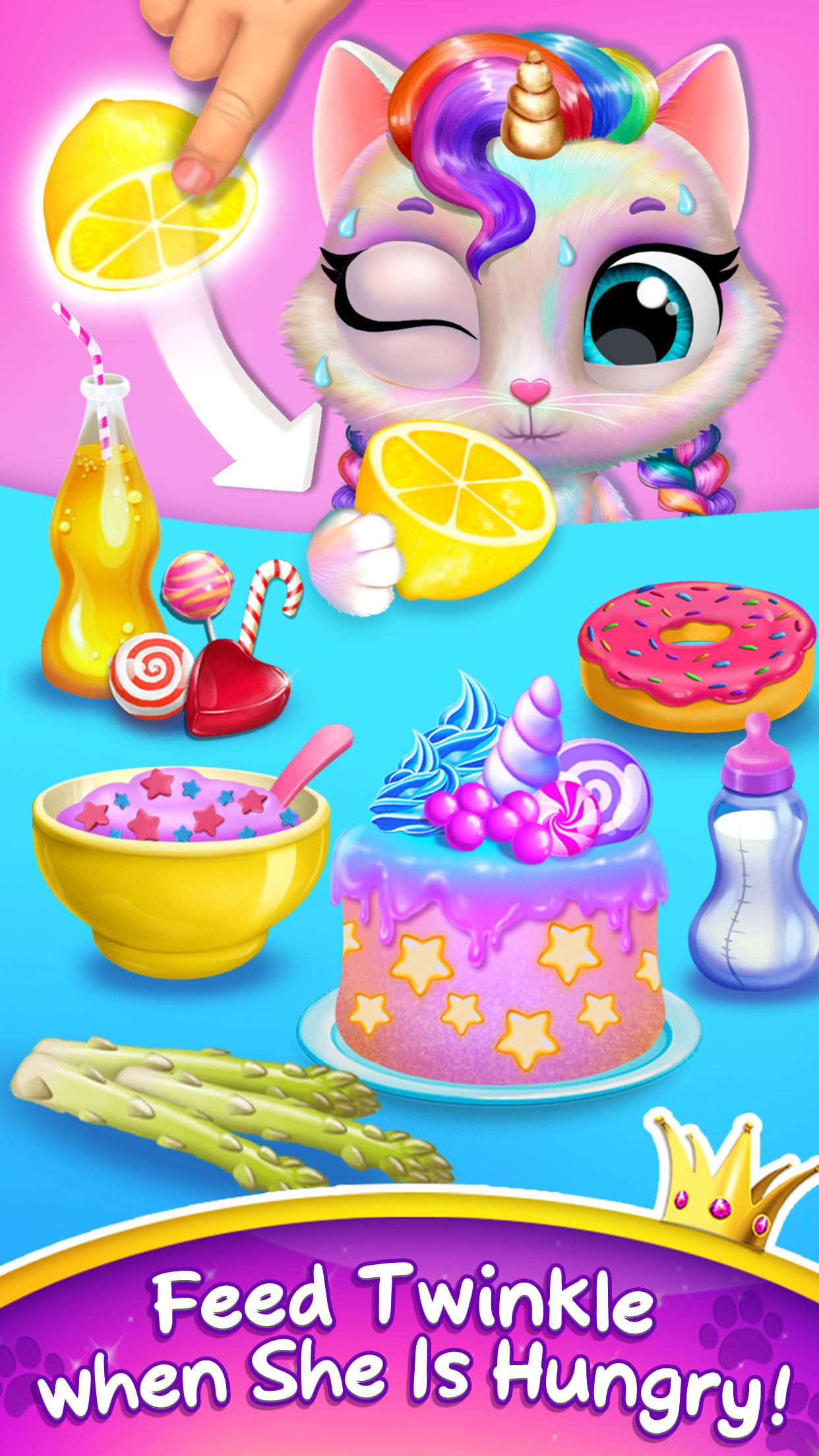 اسکرین شات 5 بازی Twinkle - Unicorn Cat Princess