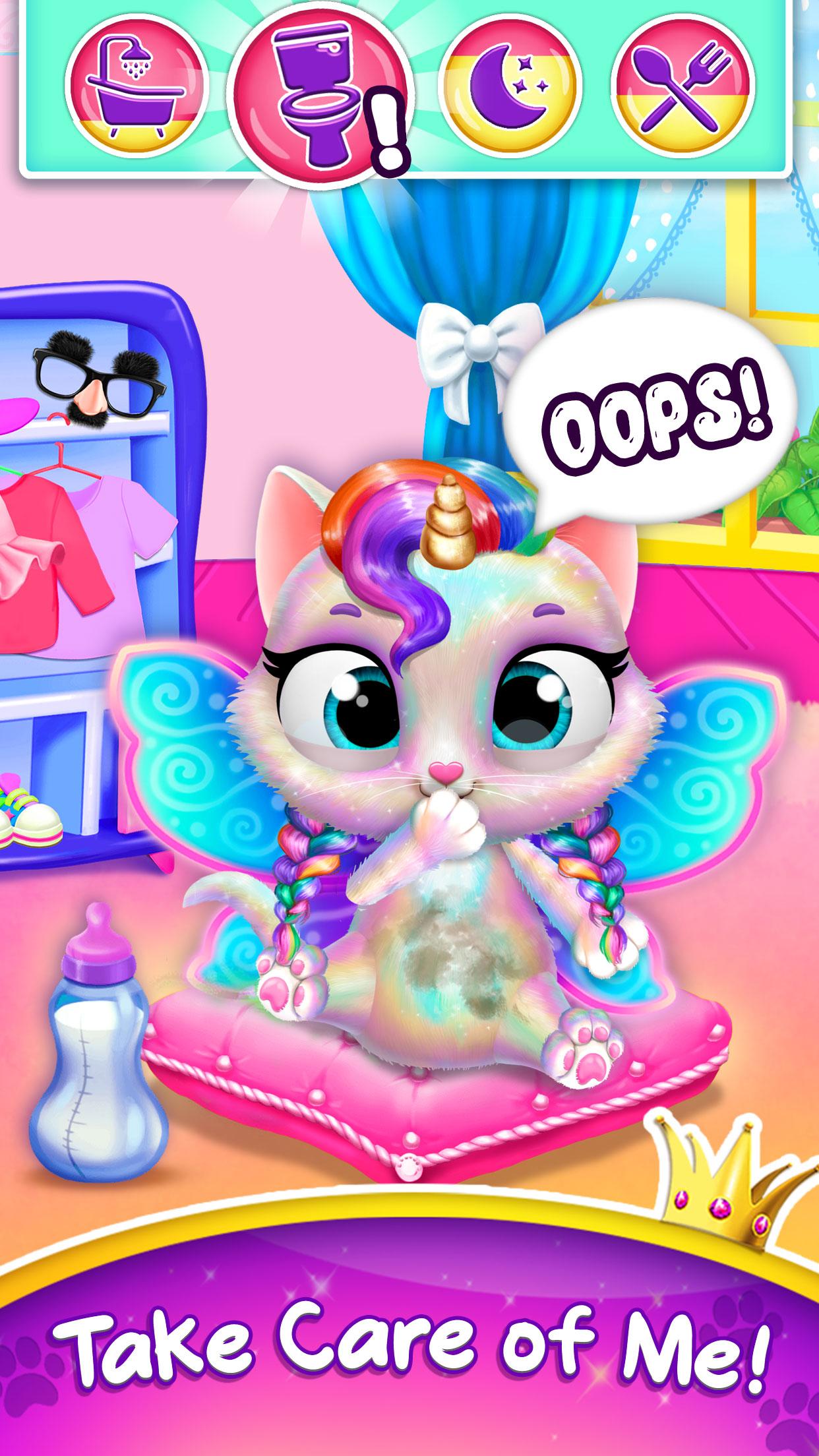 اسکرین شات 3 بازی Twinkle - Unicorn Cat Princess