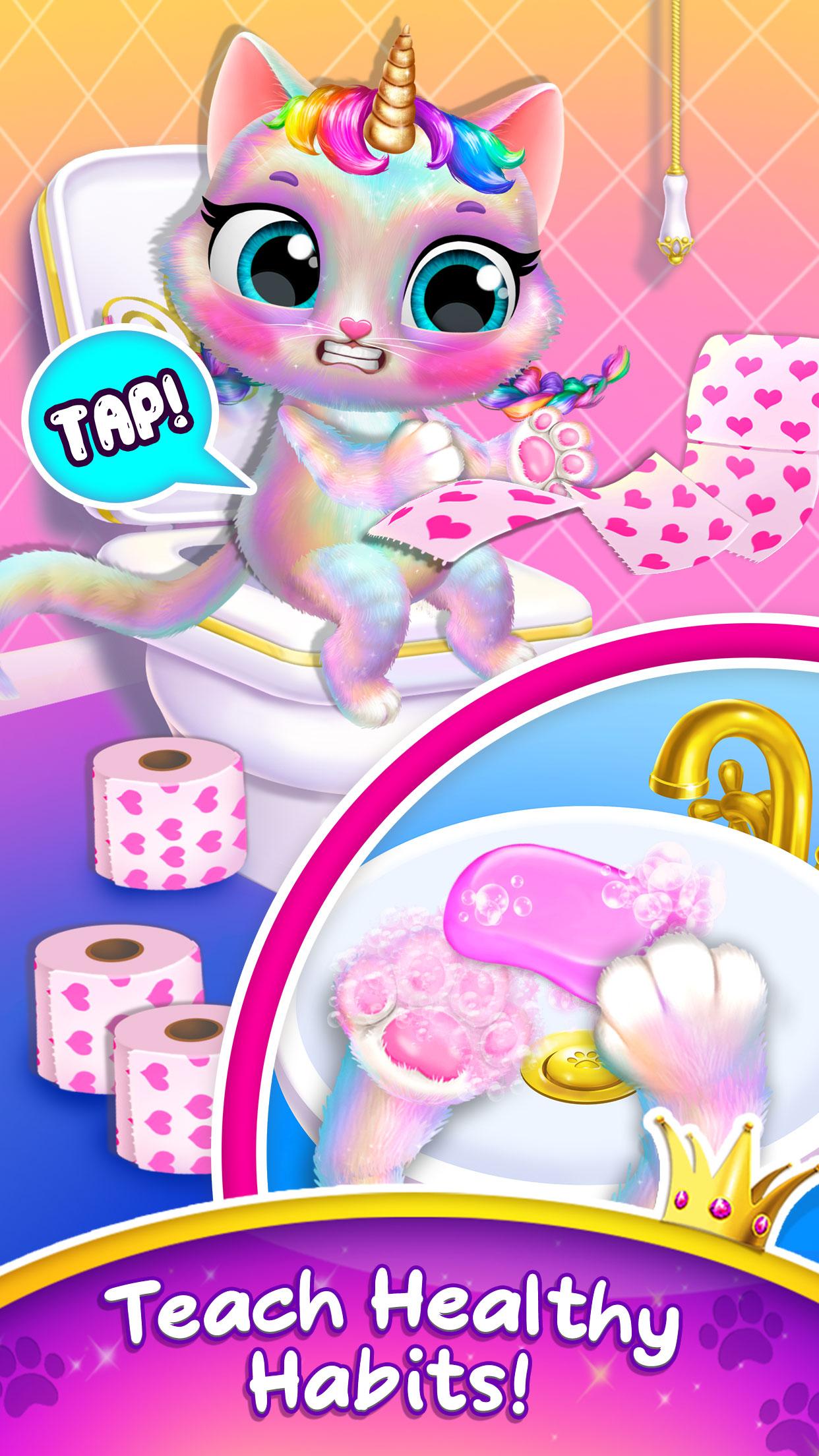 اسکرین شات 1 بازی Twinkle - Unicorn Cat Princess