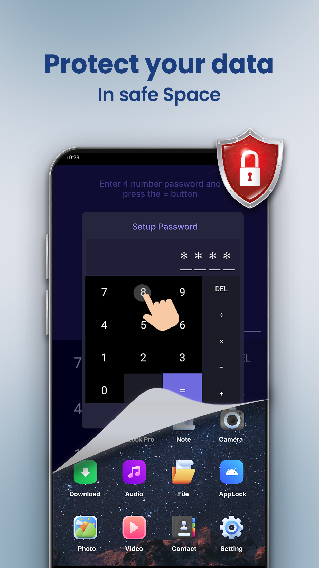 اسکرین شات 2 برنامه Calculator Lock | Photo Vault