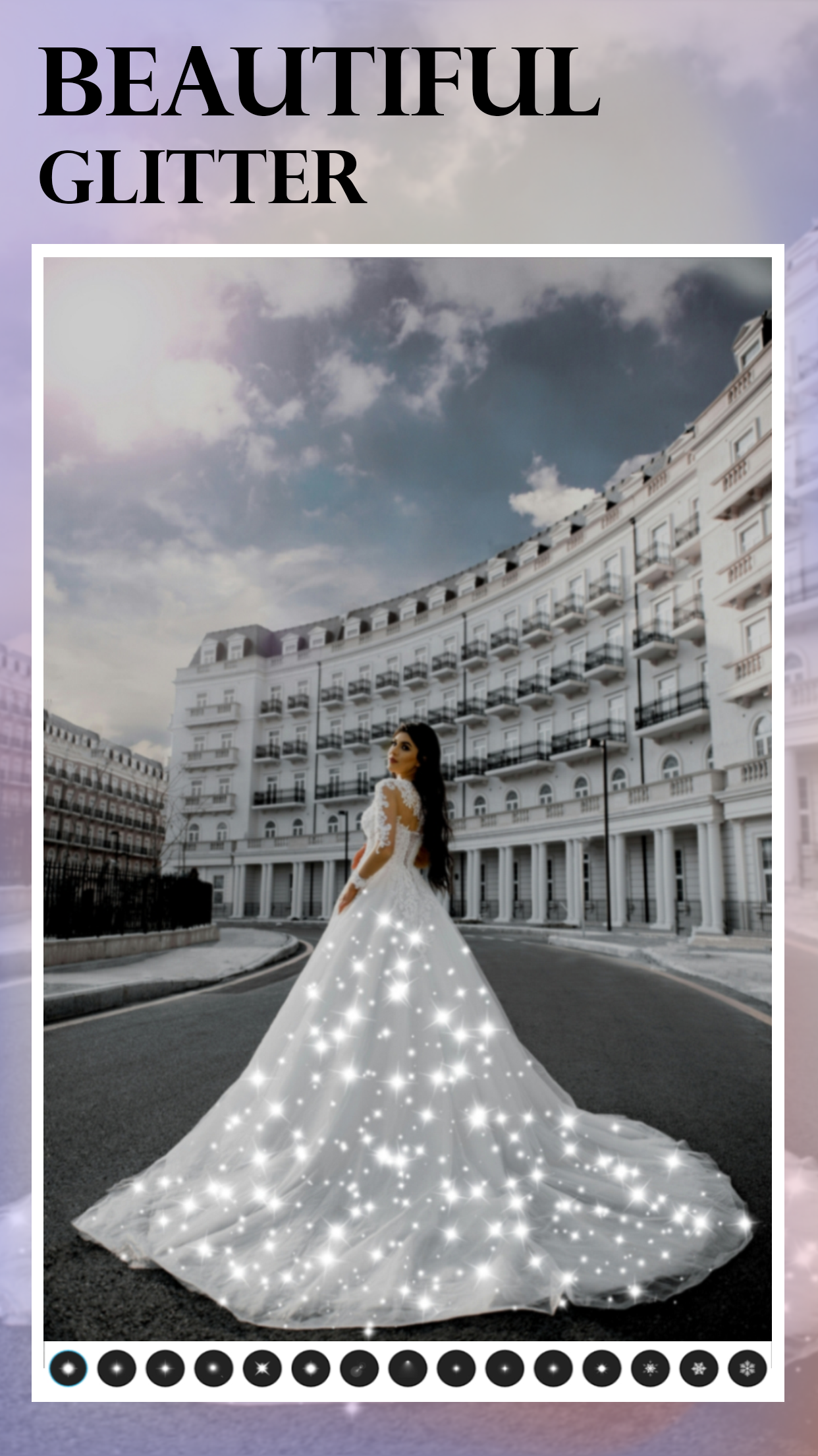 اسکرین شات 1 برنامه Glitter Effect - Bling Effect