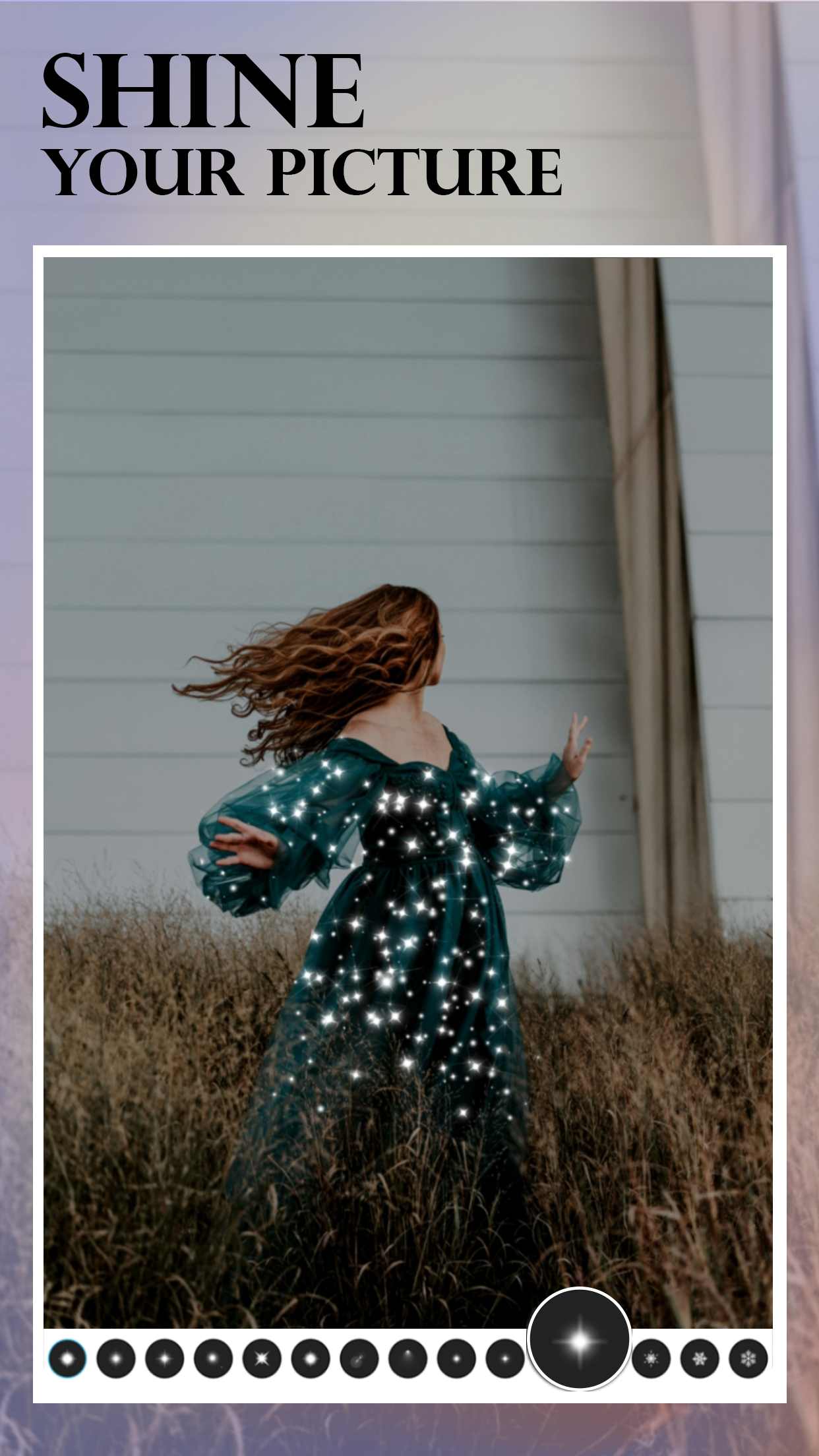 اسکرین شات 2 برنامه Glitter Effect - Bling Effect