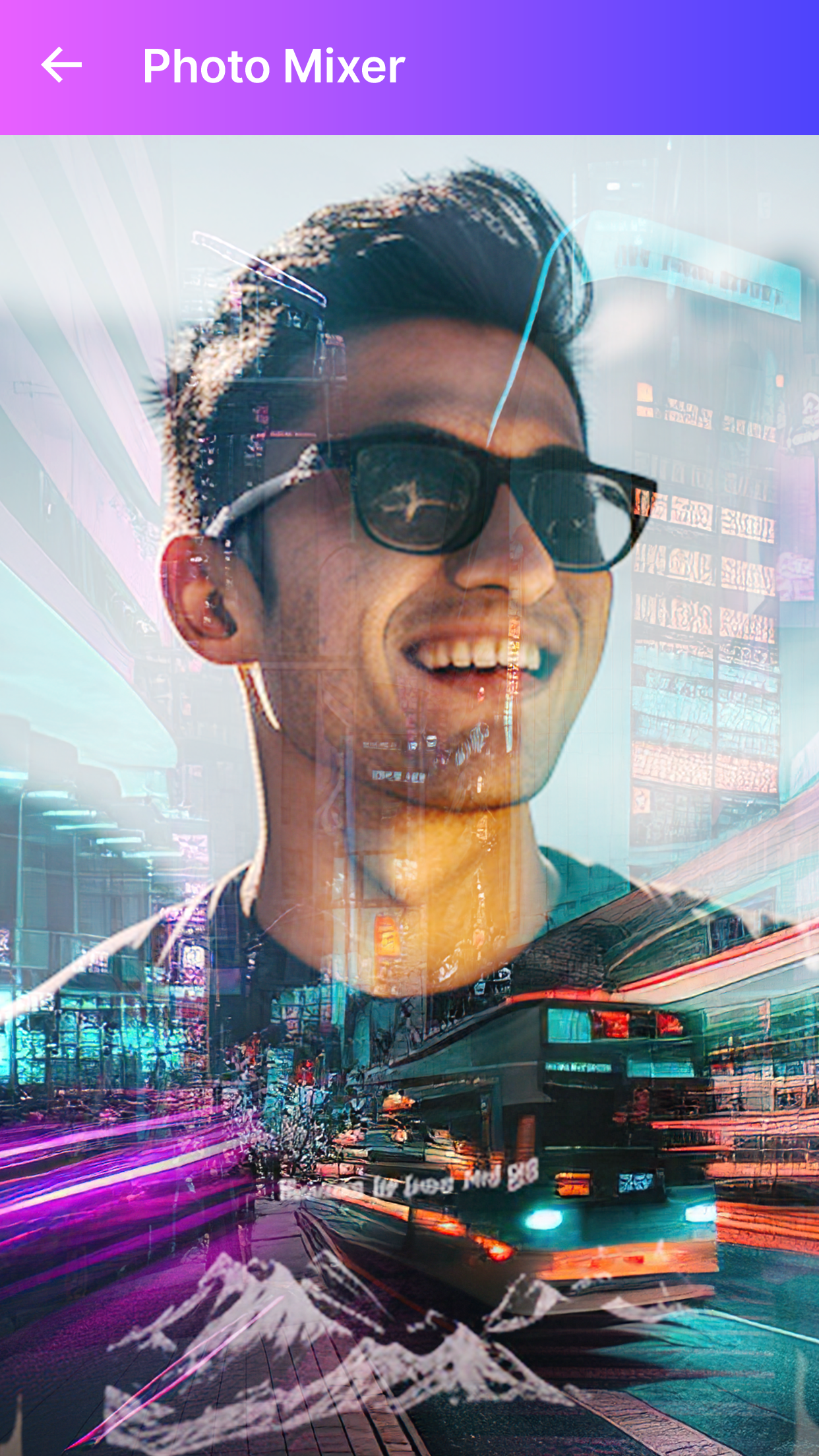 اسکرین شات 4 برنامه Photo Mixer - Photo Blender