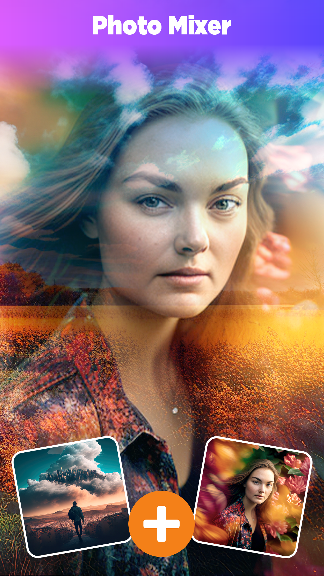 اسکرین شات 3 برنامه Photo Mixer - Photo Blender