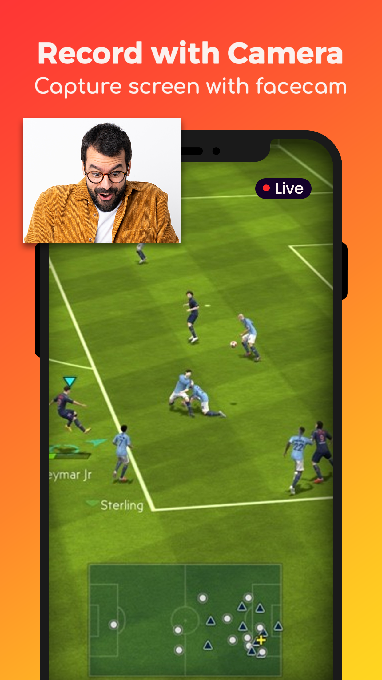 اسکرین شات 3 برنامه Screen Recorder with Audio