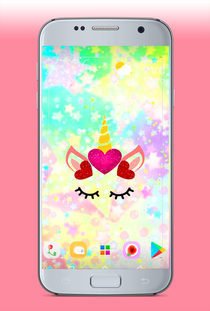 اسکرین شات 3 برنامه kawaii Unicorn WallpaperS