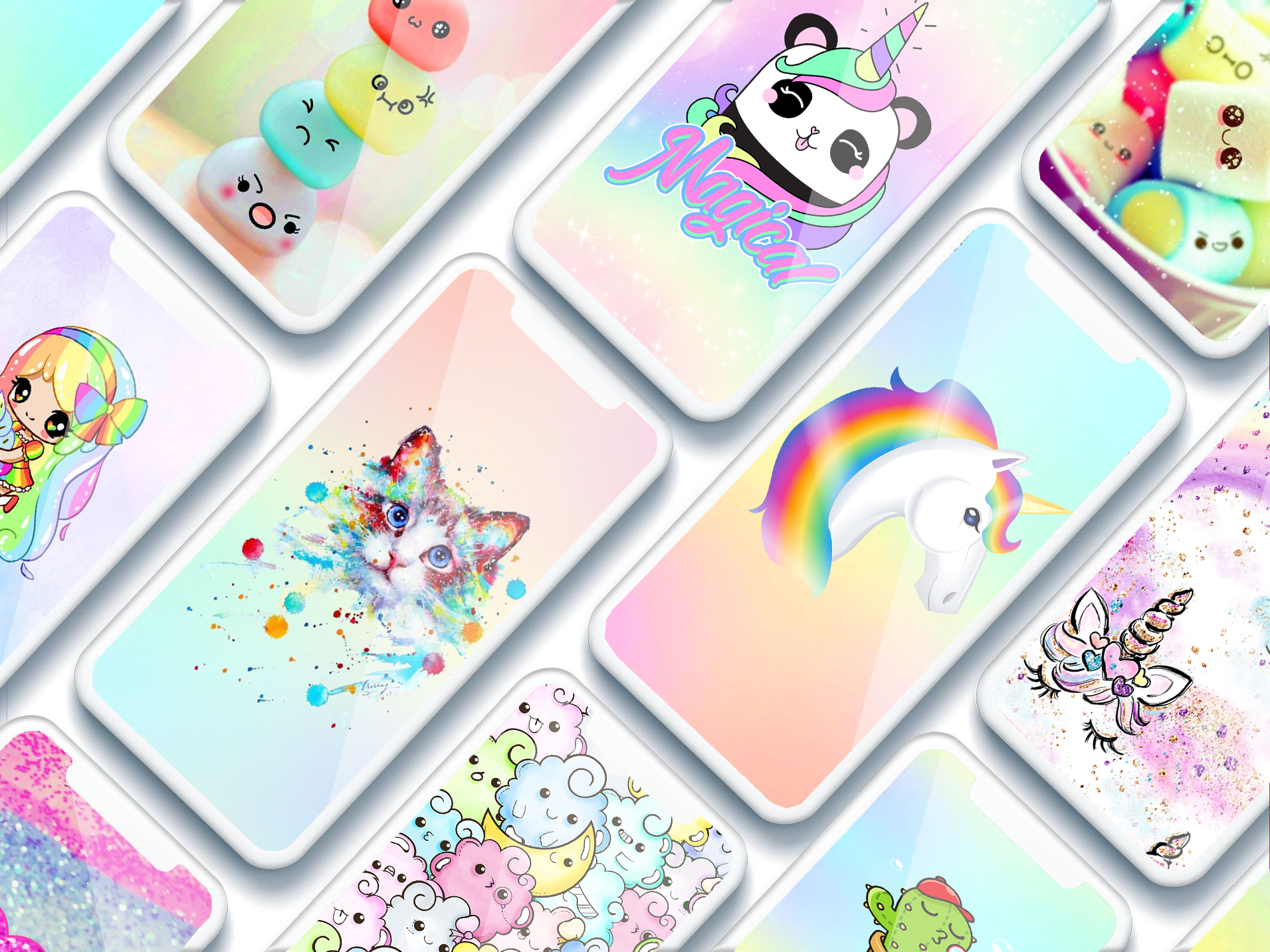 اسکرین شات برنامه Bonito Cute backgrounds 2