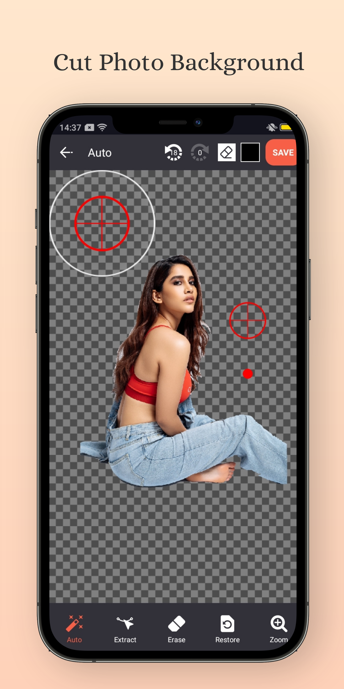 اسکرین شات 4 برنامه Cut Paste Photo
