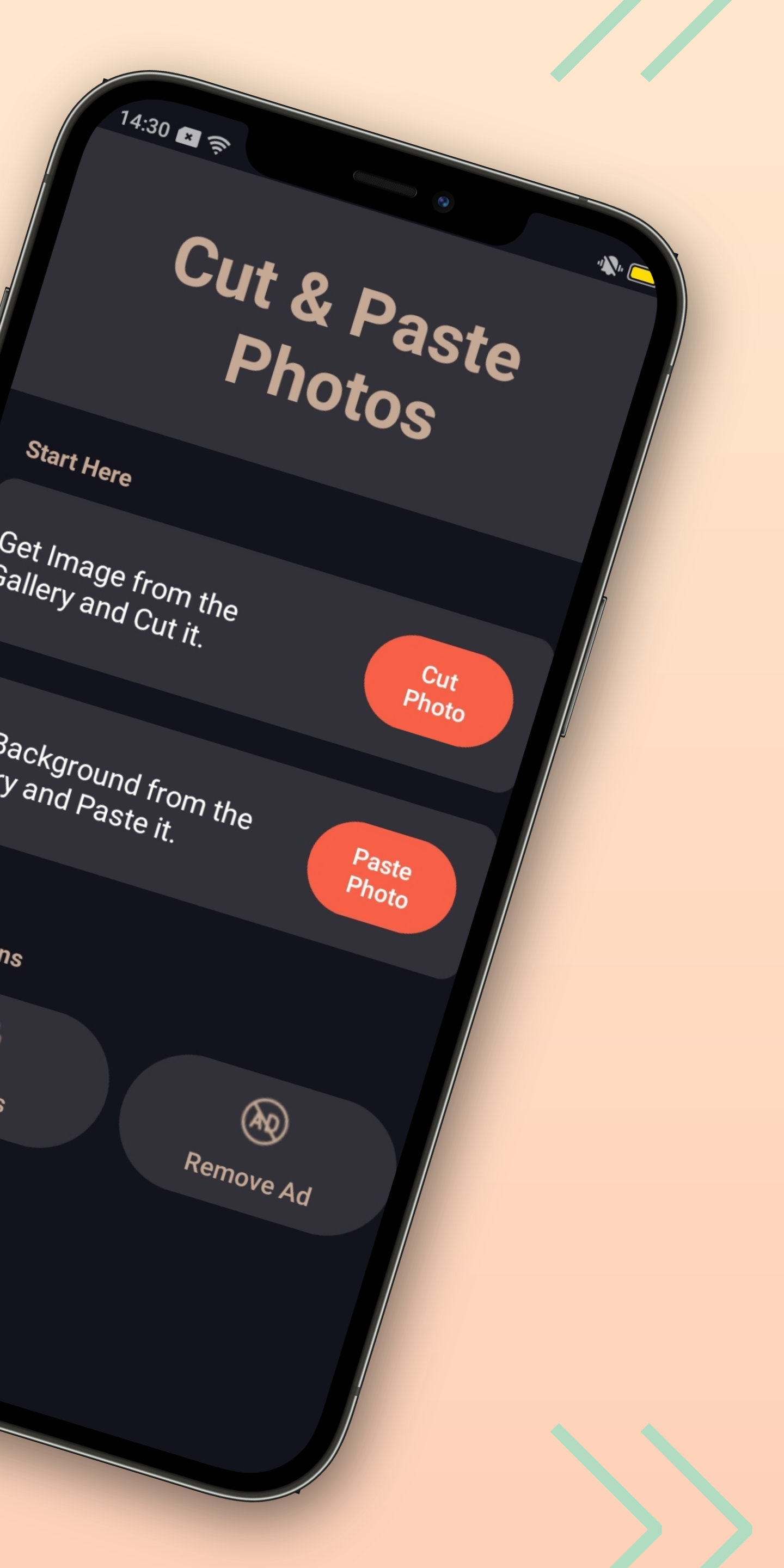 اسکرین شات 2 برنامه Cut Paste Photo