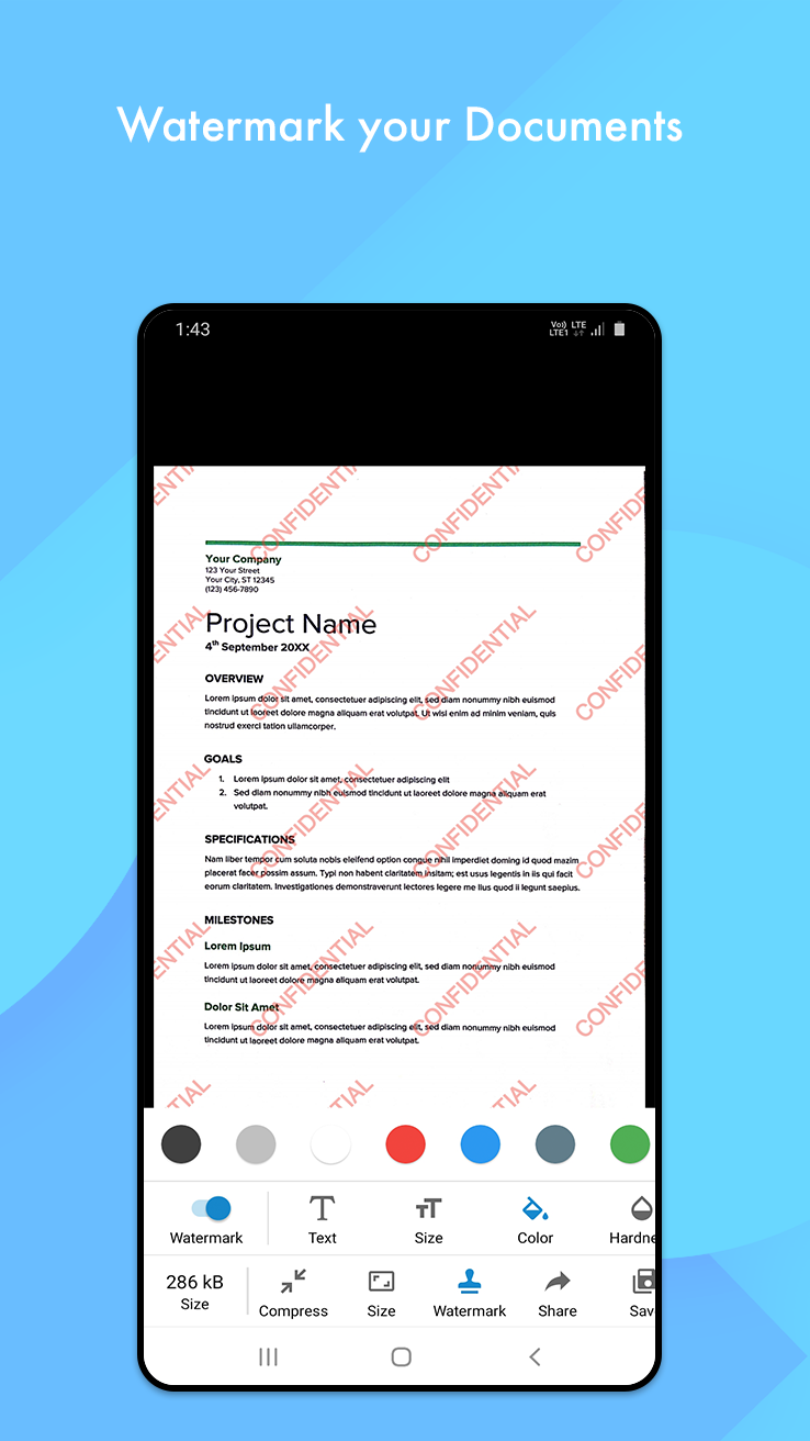 اسکرین شات 5 برنامه Document Scanner - PDF Creator