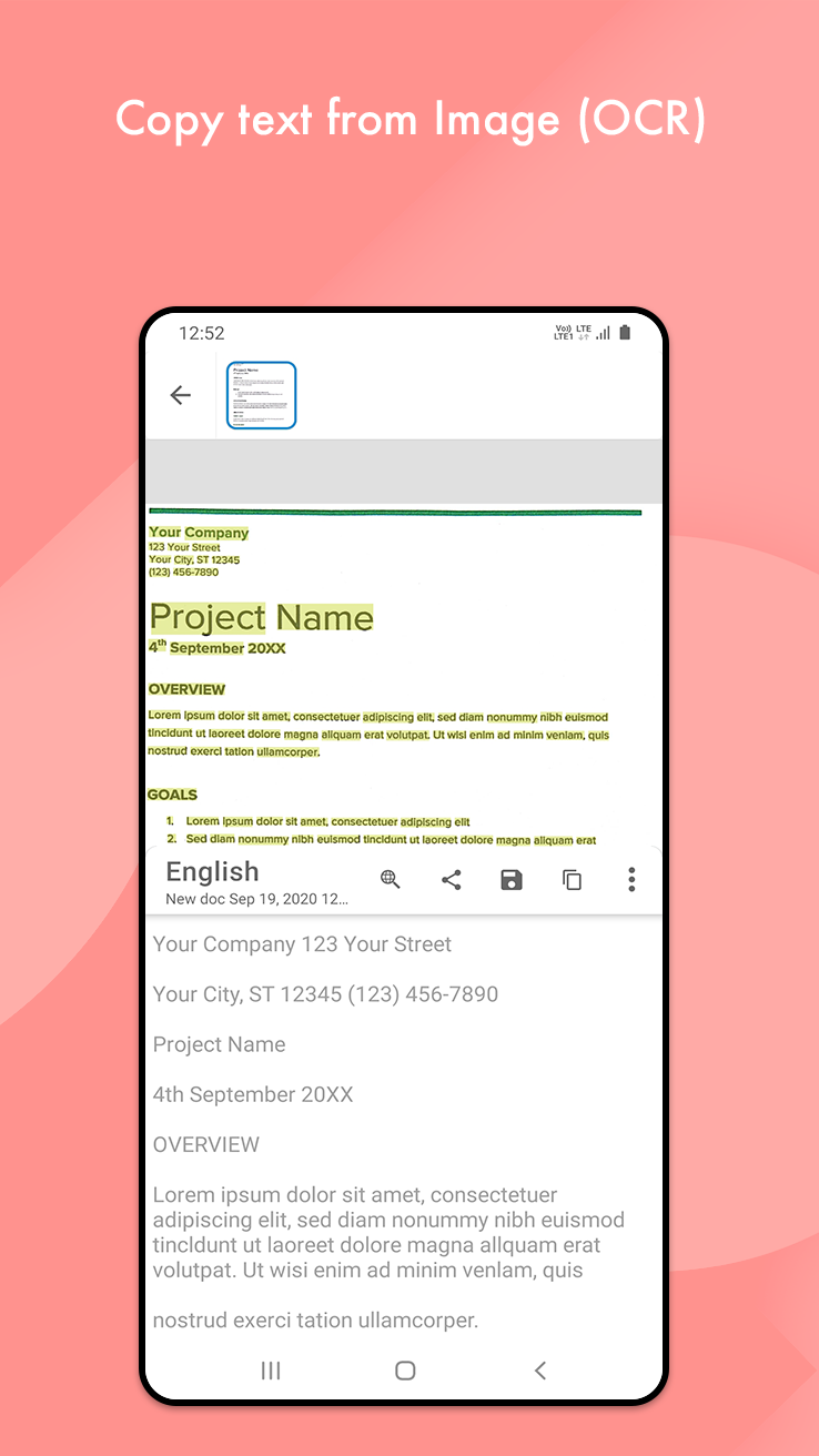 اسکرین شات 4 برنامه Document Scanner - PDF Creator
