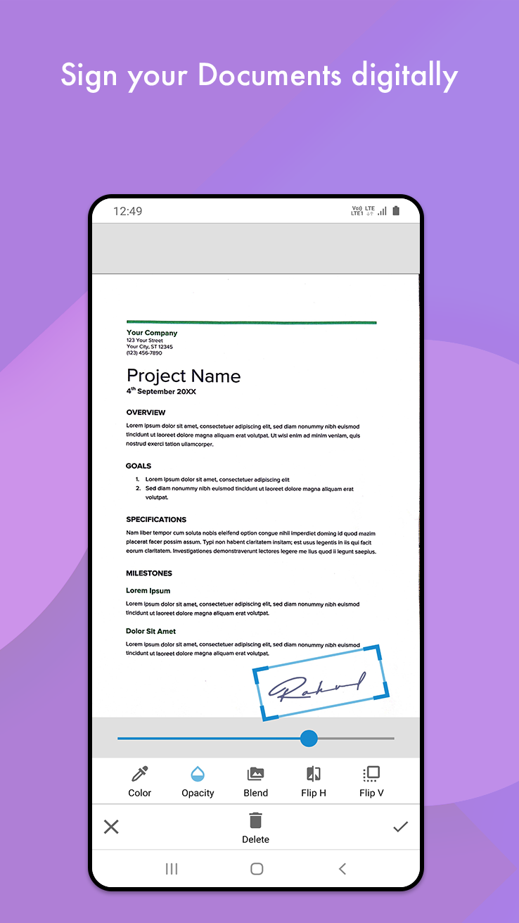 اسکرین شات 6 برنامه Document Scanner - PDF Creator