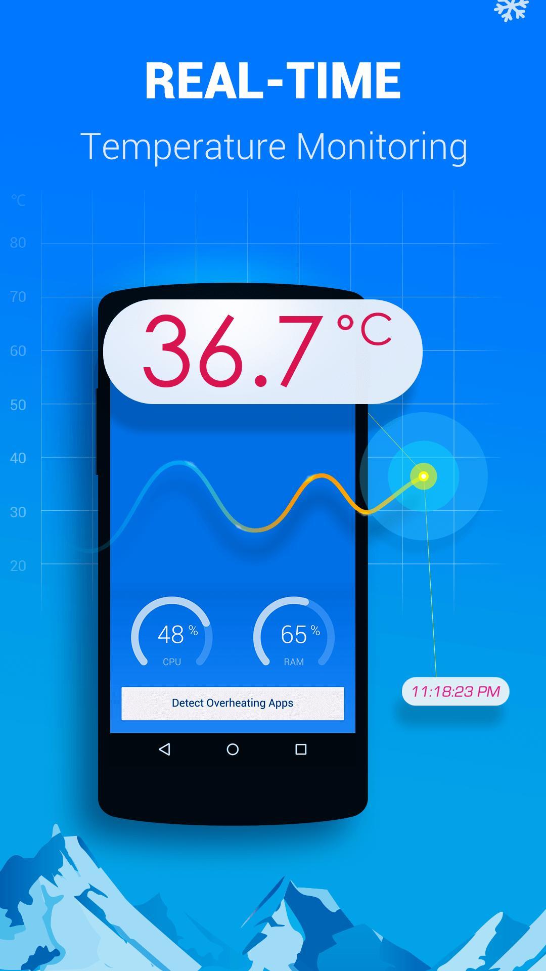 اسکرین شات 1 برنامه Cooling Master - Phone Cooler