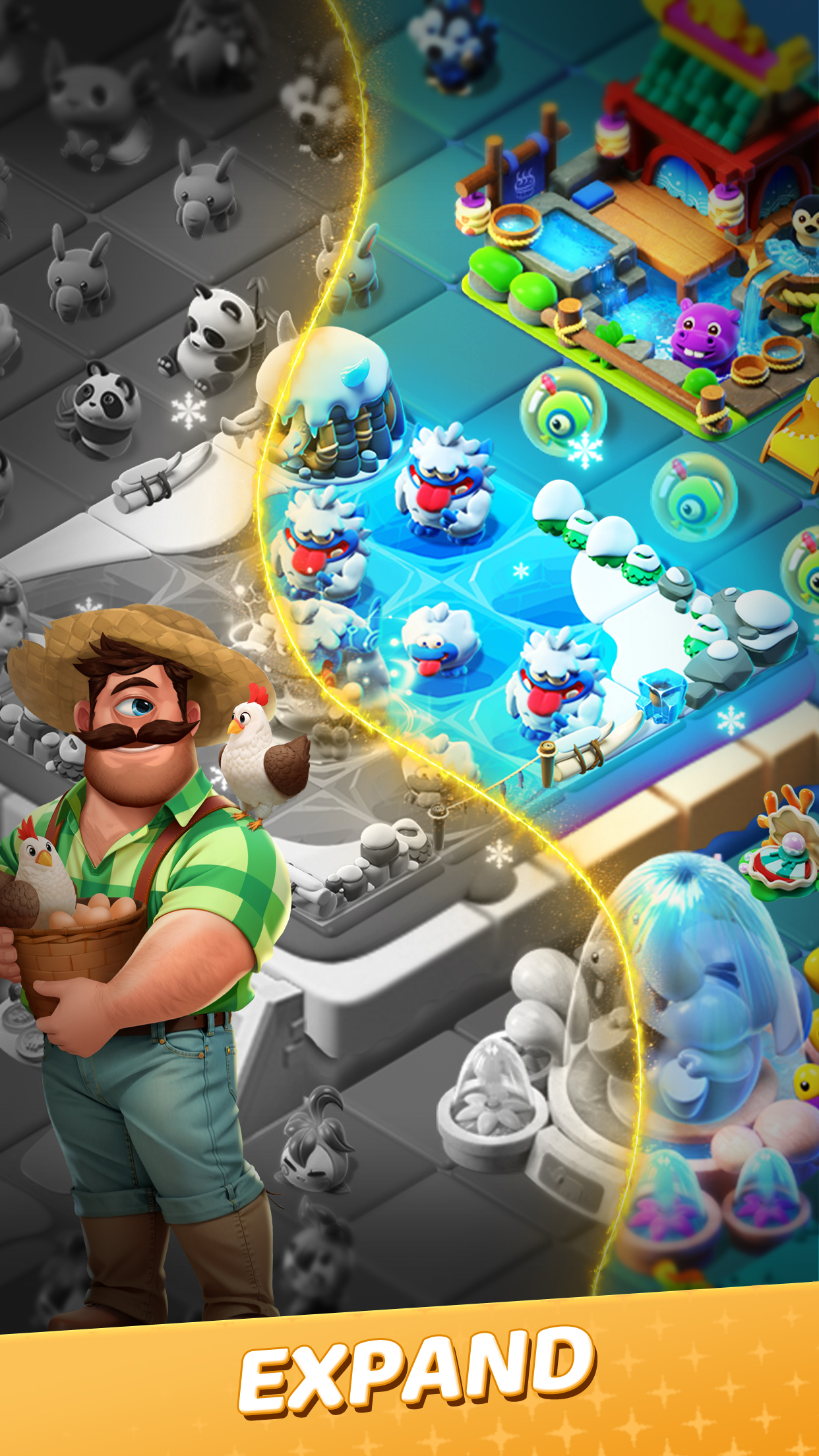 اسکرین شات 5 بازی Merge Fairy Tales - Merge Game