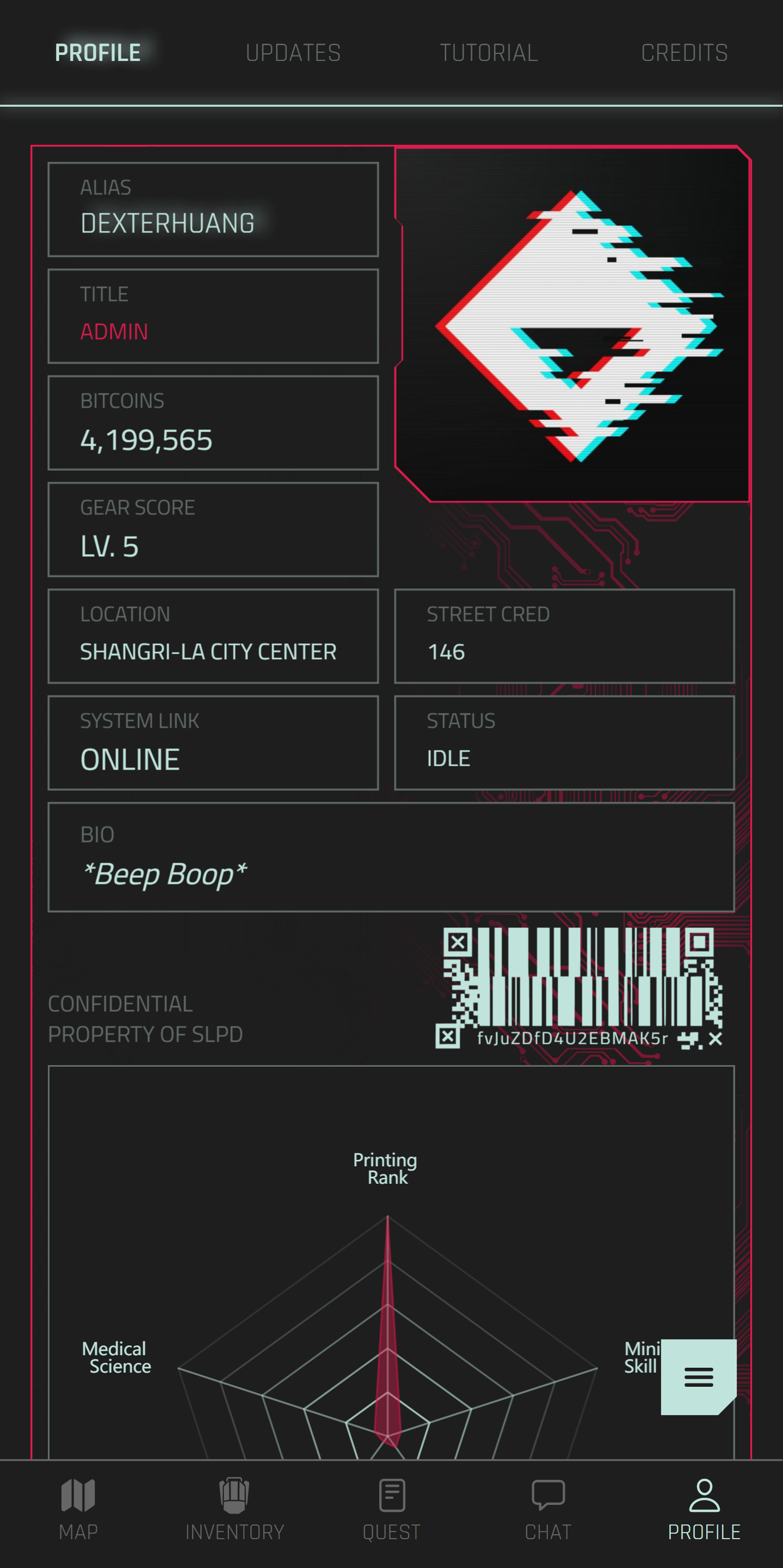 اسکرین شات 3 بازی CyberCode Online: Text RPG