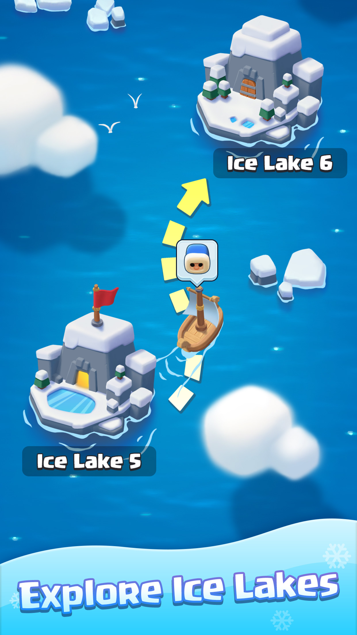 اسکرین شات 6 بازی Ice Fishing: Idle Merge & Mine