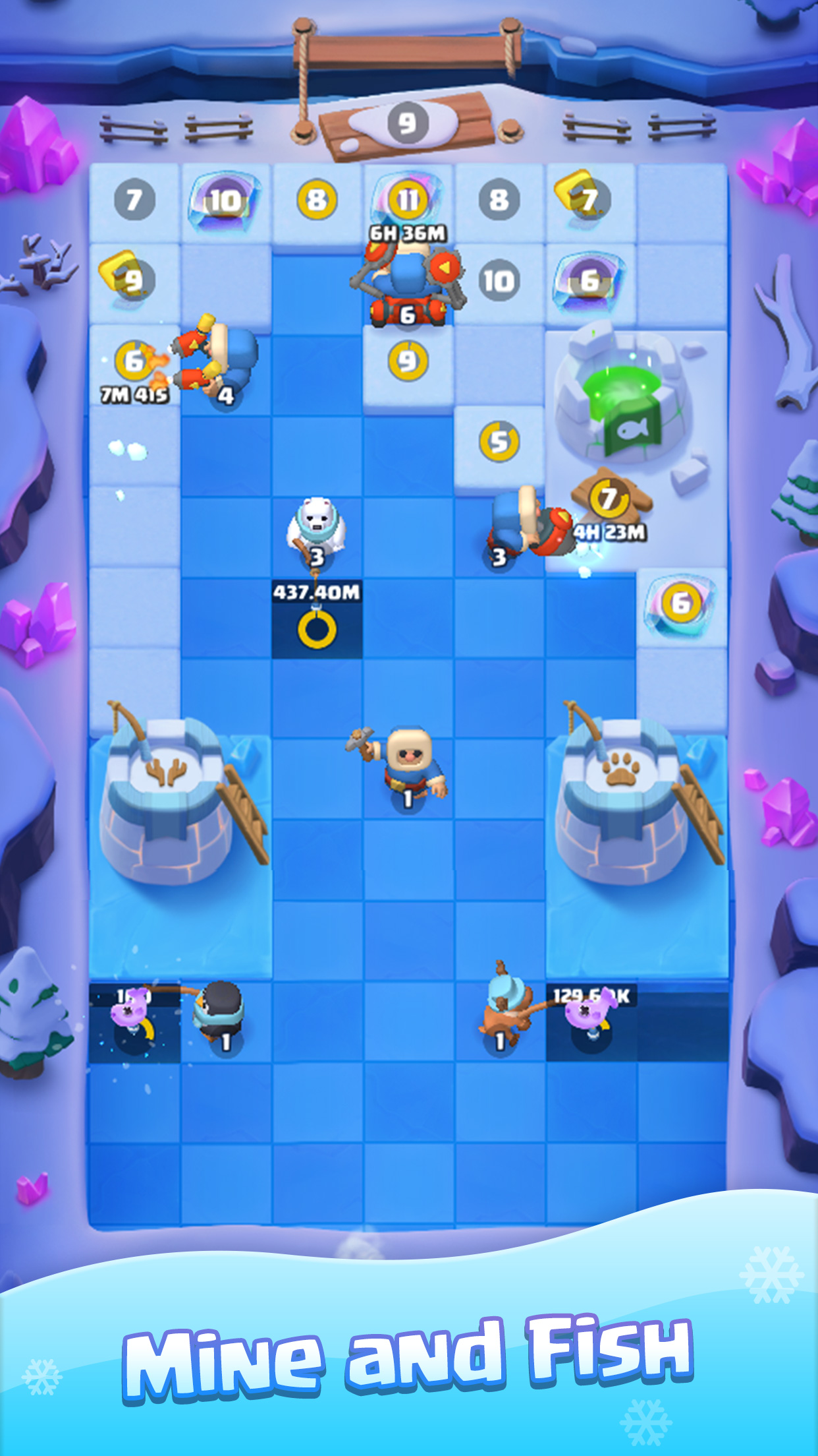 اسکرین شات 1 بازی Ice Fishing: Idle Merge & Mine