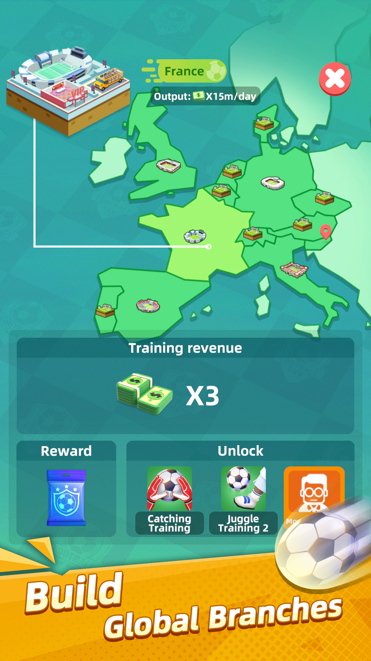 اسکرین شات 6 بازی Soccer Empire-The Dream Begins